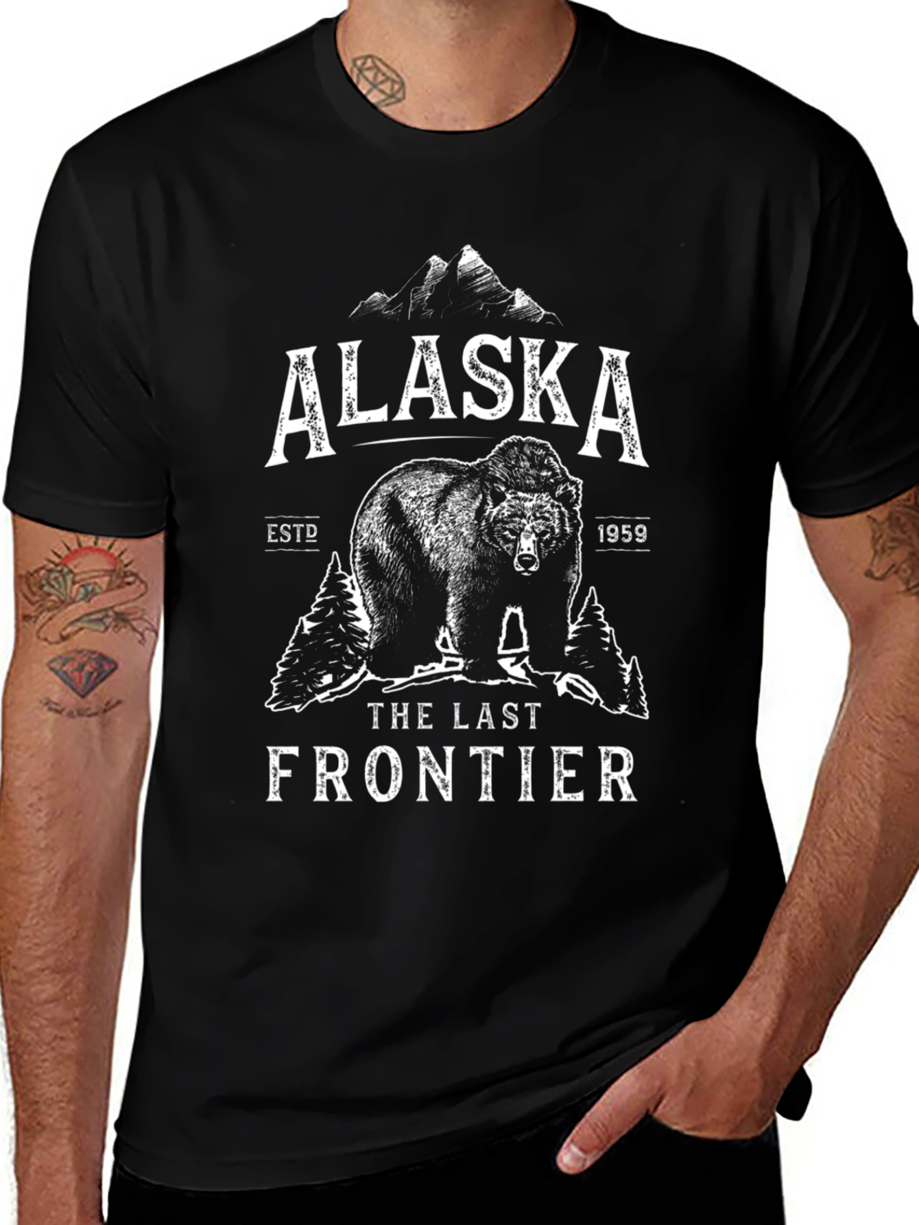 Alaska The Last Frontier Graphic Tee