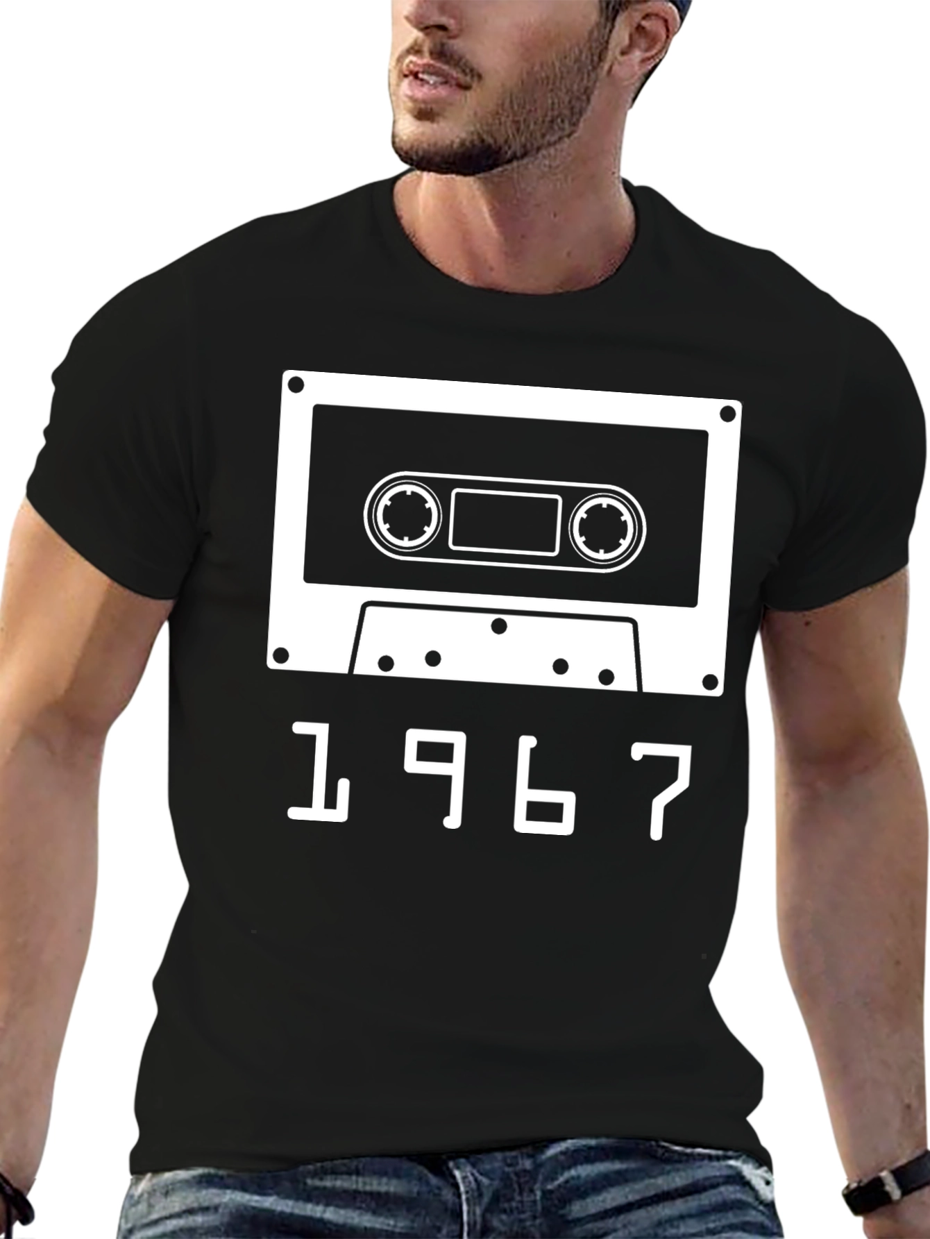 1967 Cassette Tape Graphic T-Shirt - Retro Cool