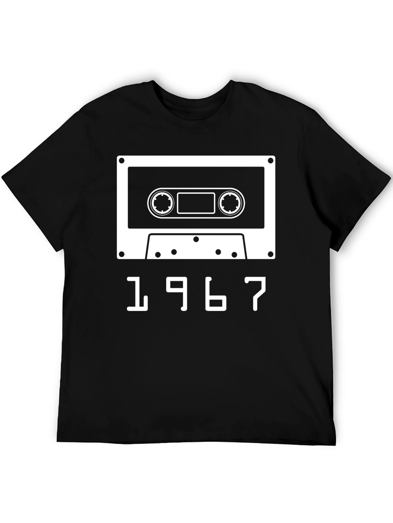 1967 Cassette Tape Graphic T-Shirt - Retro Cool