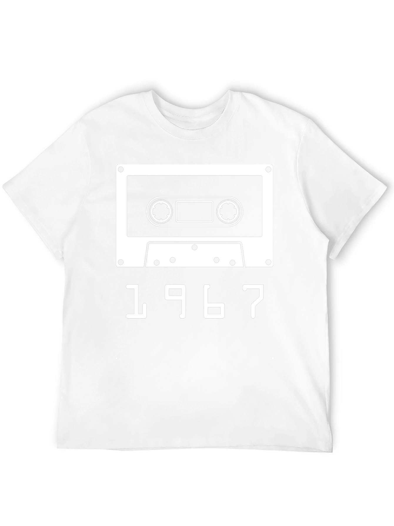 1967 Cassette Tape Graphic T-Shirt - Retro Cool