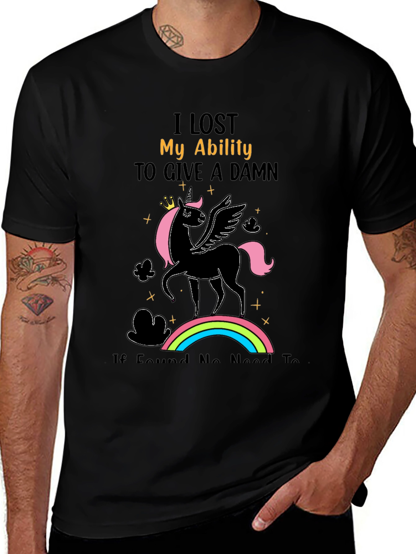 Unicorn T-Shirt: I Lost My Ability