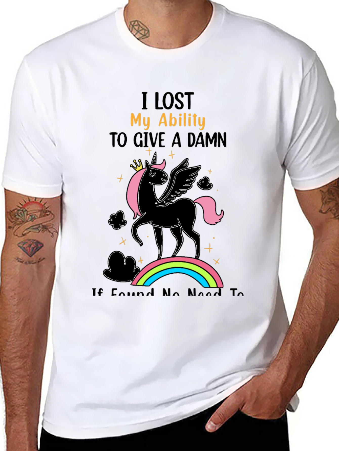 Unicorn T-Shirt: I Lost My Ability