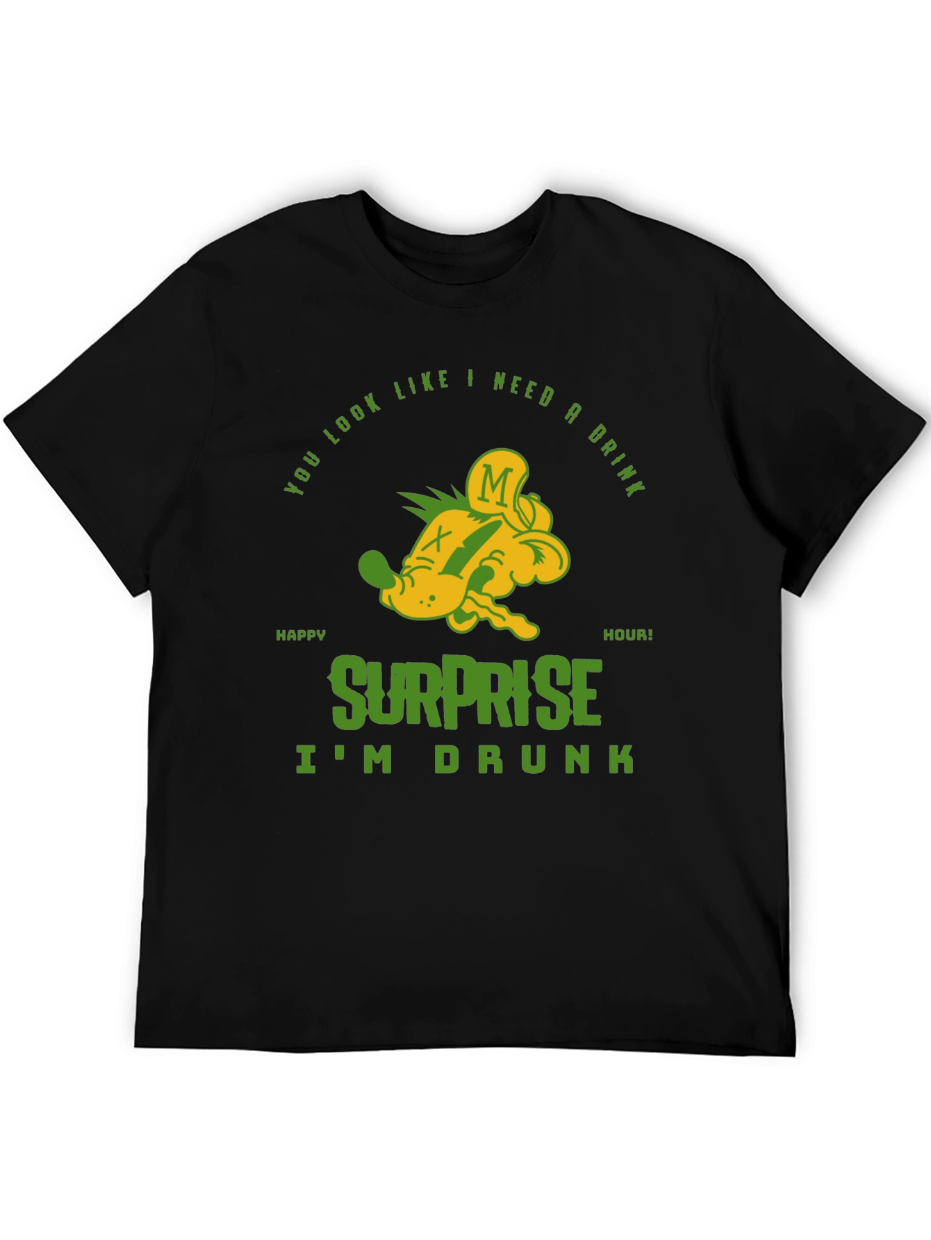 Funny Surprise Im Drunk Graphic T-Shirt