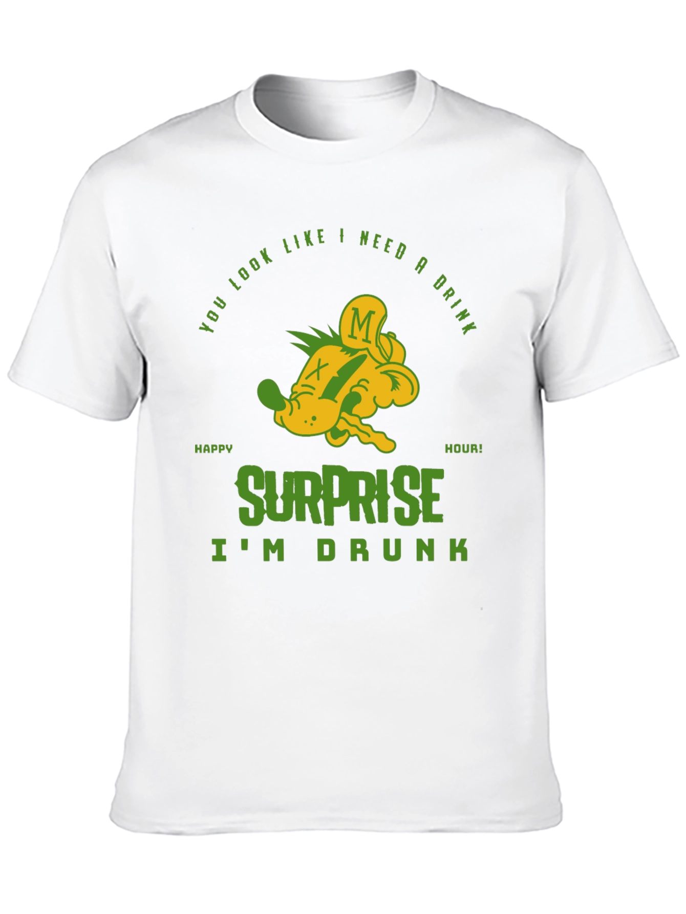Funny Surprise Im Drunk Graphic T-Shirt