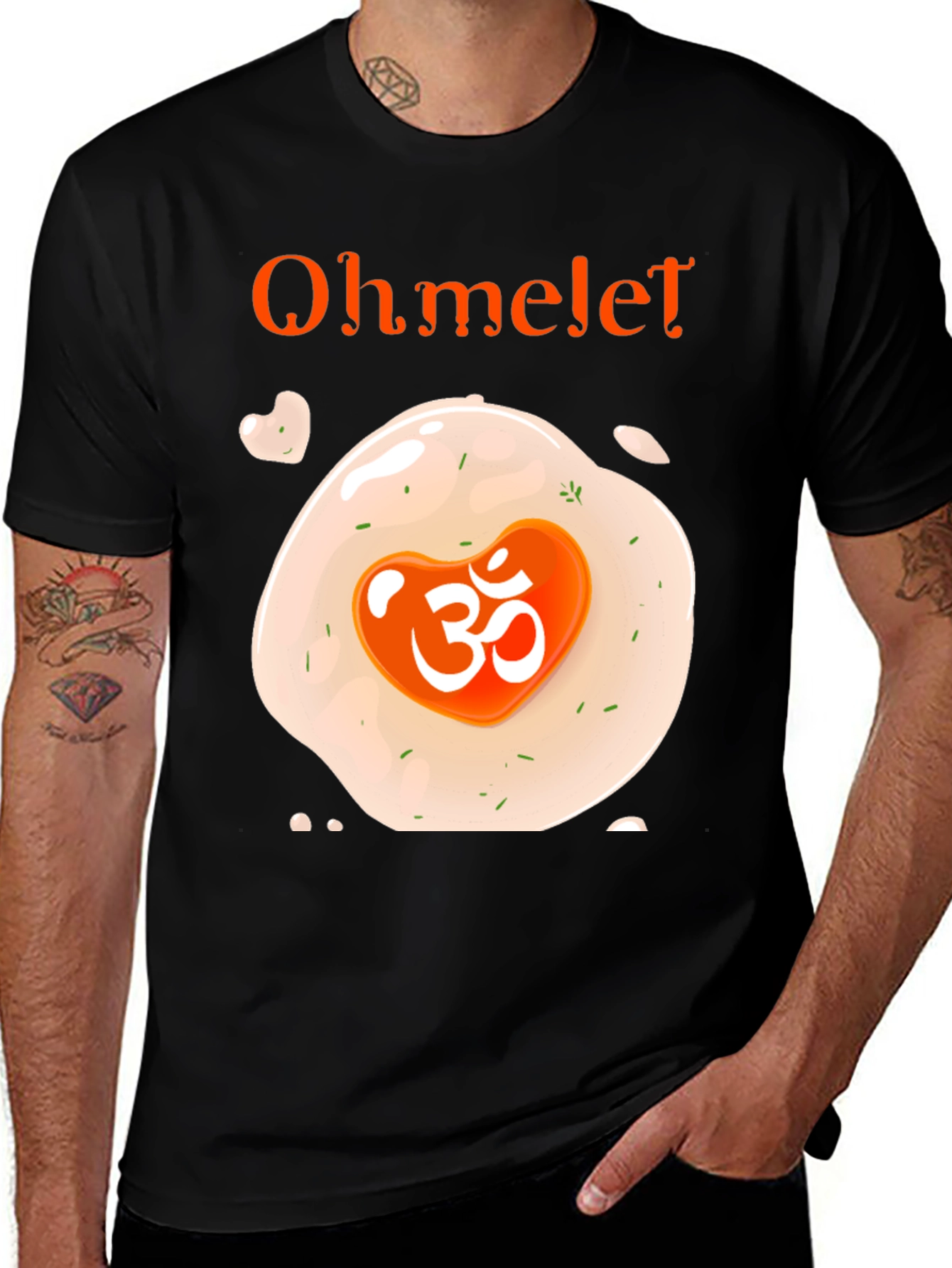 Ohm-elet T-Shirt - Funny Om Symbol Egg Design