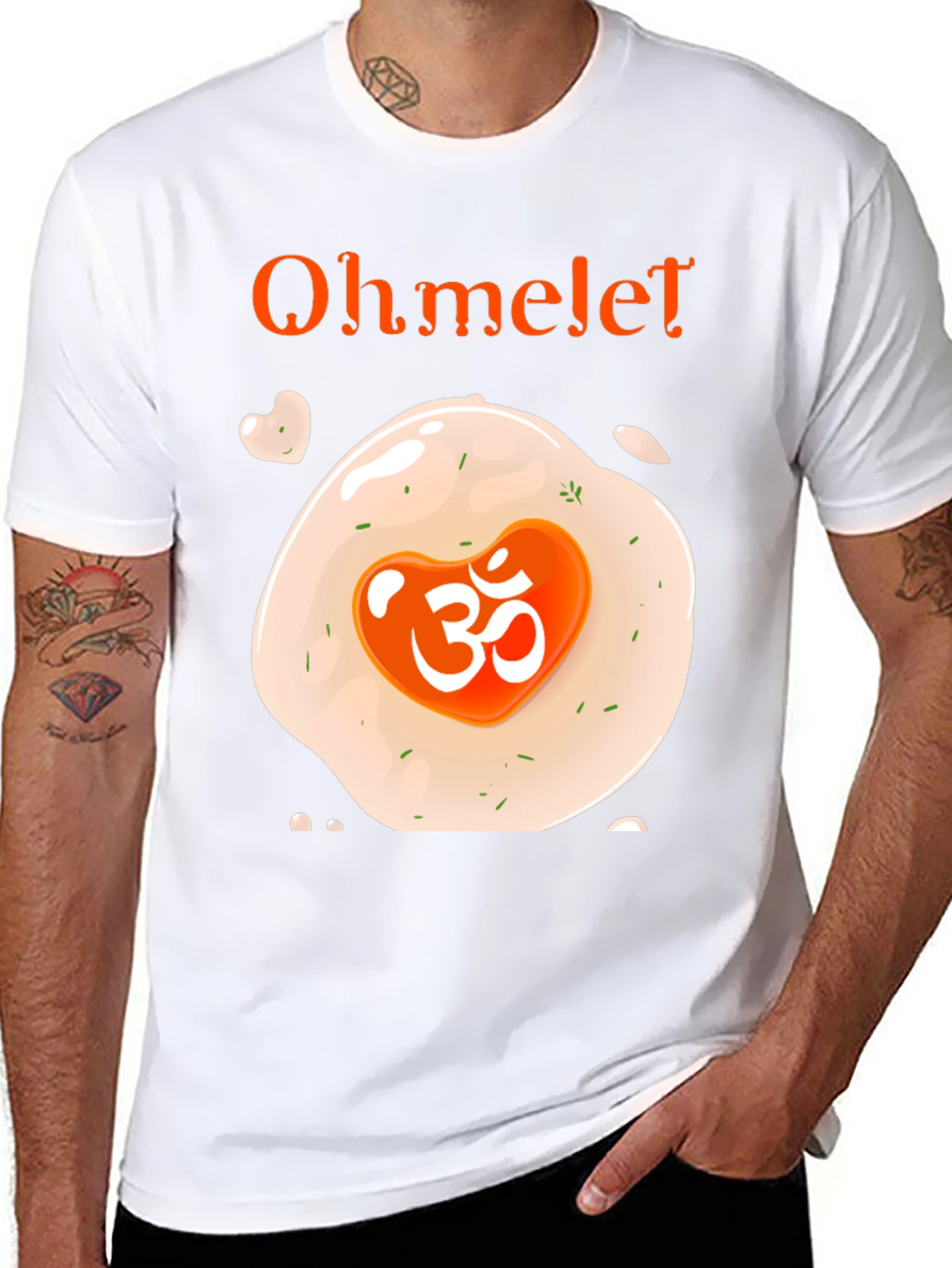 Ohm-elet T-Shirt - Funny Om Symbol Egg Design