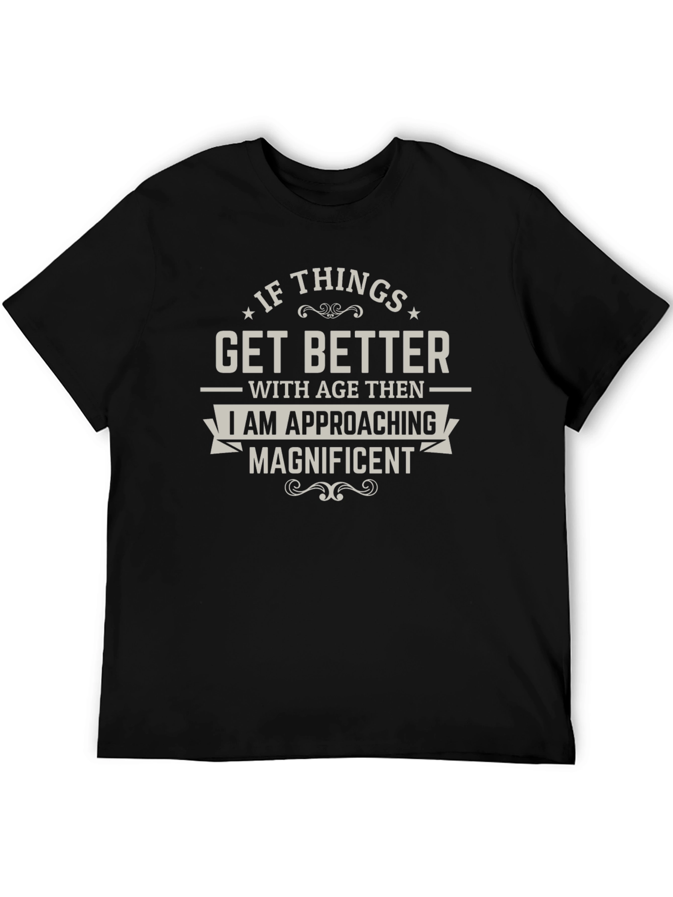 Ageing Magnificent T-Shirt - Black