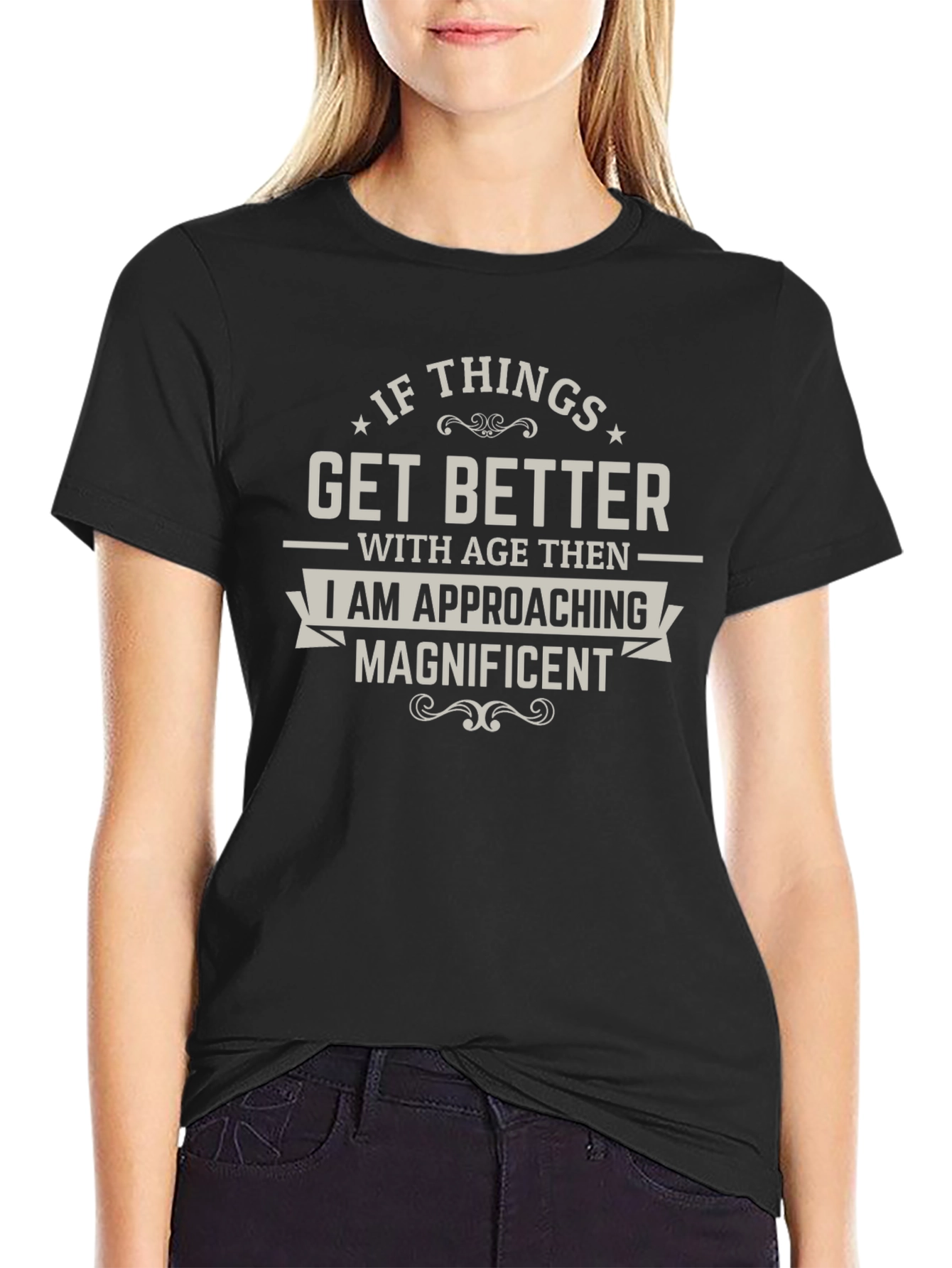 Ageing Magnificent T-Shirt - Black