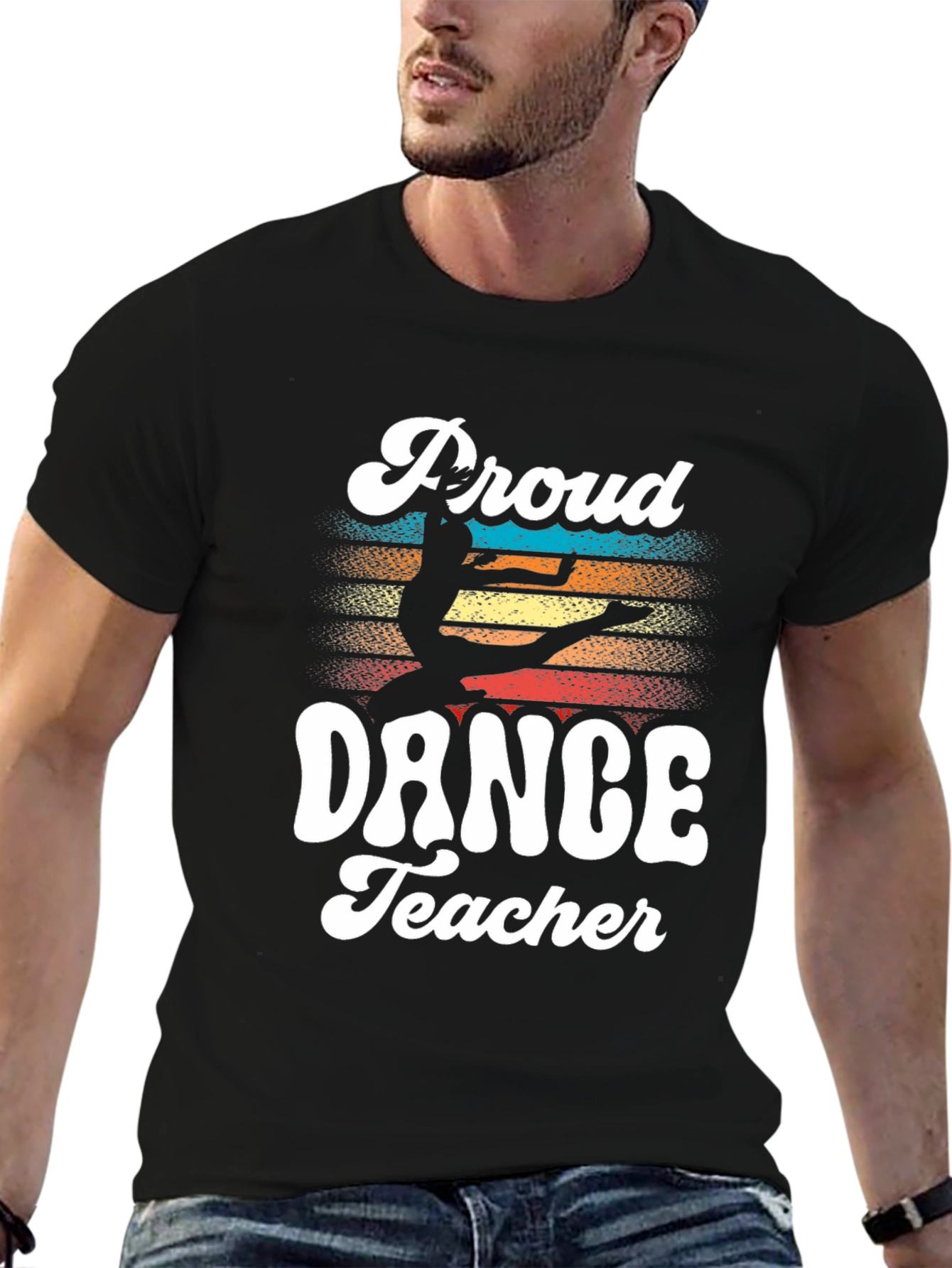 Proud Dance Teacher T-Shirt Retro Design