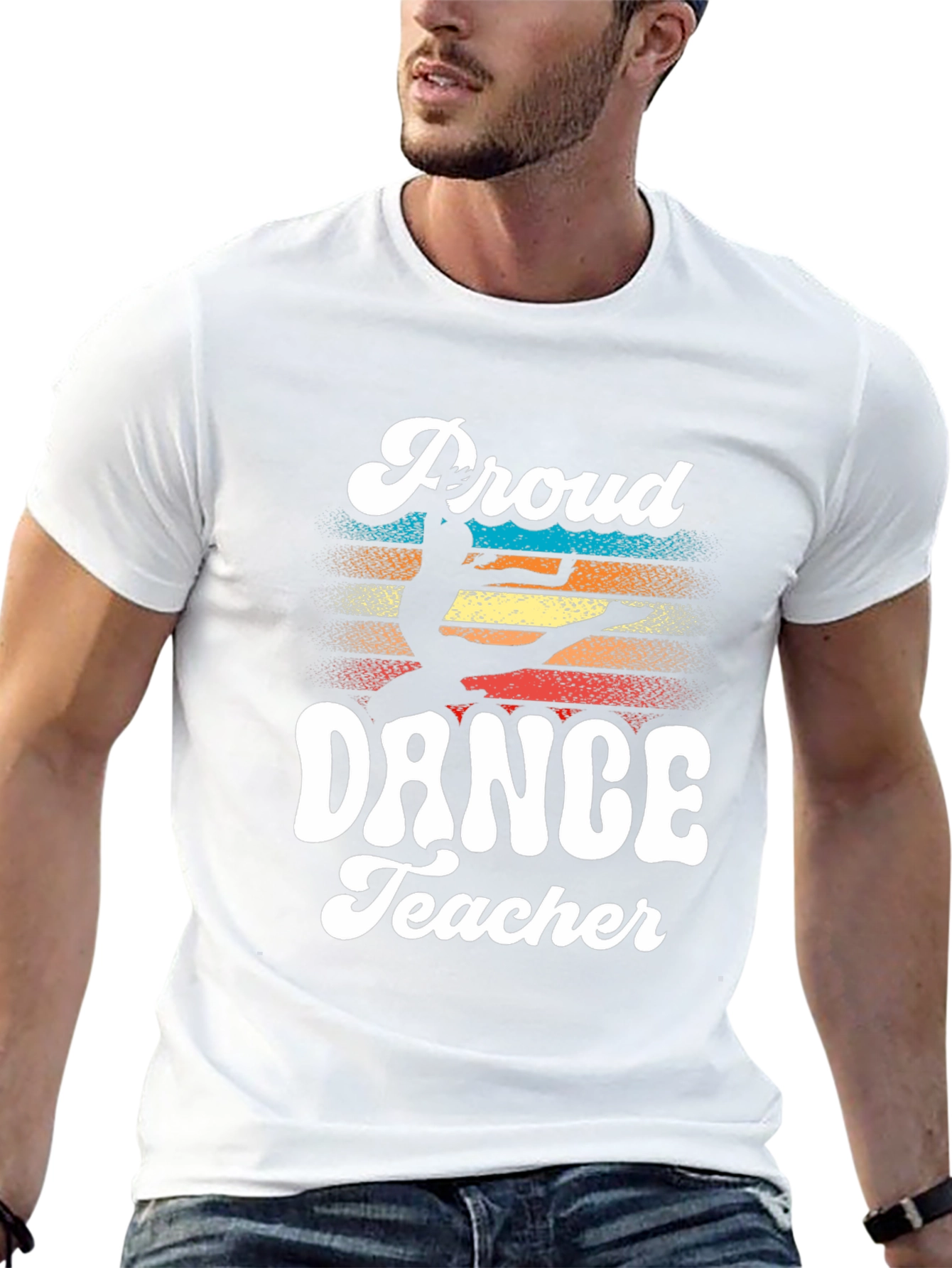 Proud Dance Teacher T-Shirt Retro Design