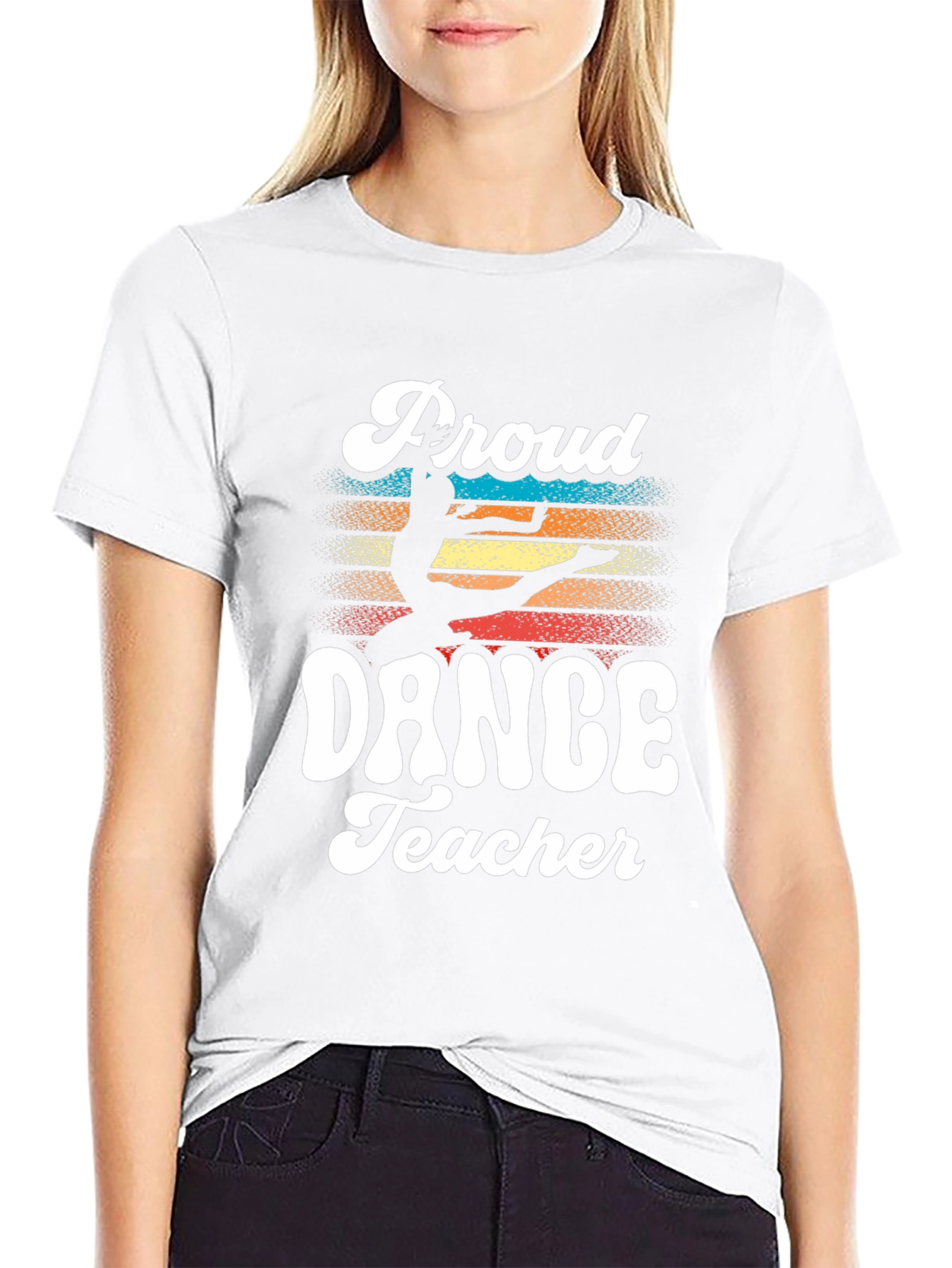 Proud Dance Teacher T-Shirt Retro Design