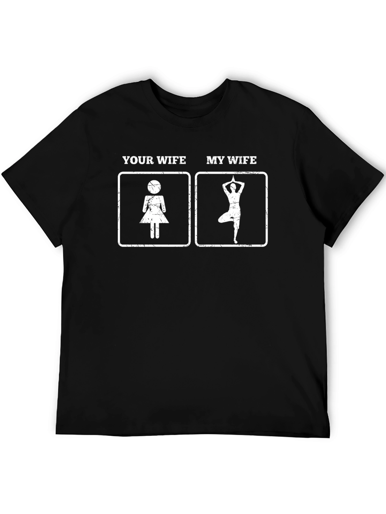 Funny Wife Graphic T-Shirt - Yoga & Humor