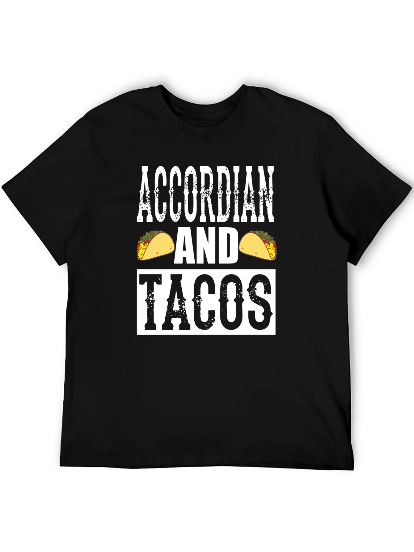 Accordion and Tacos Graphic Tee