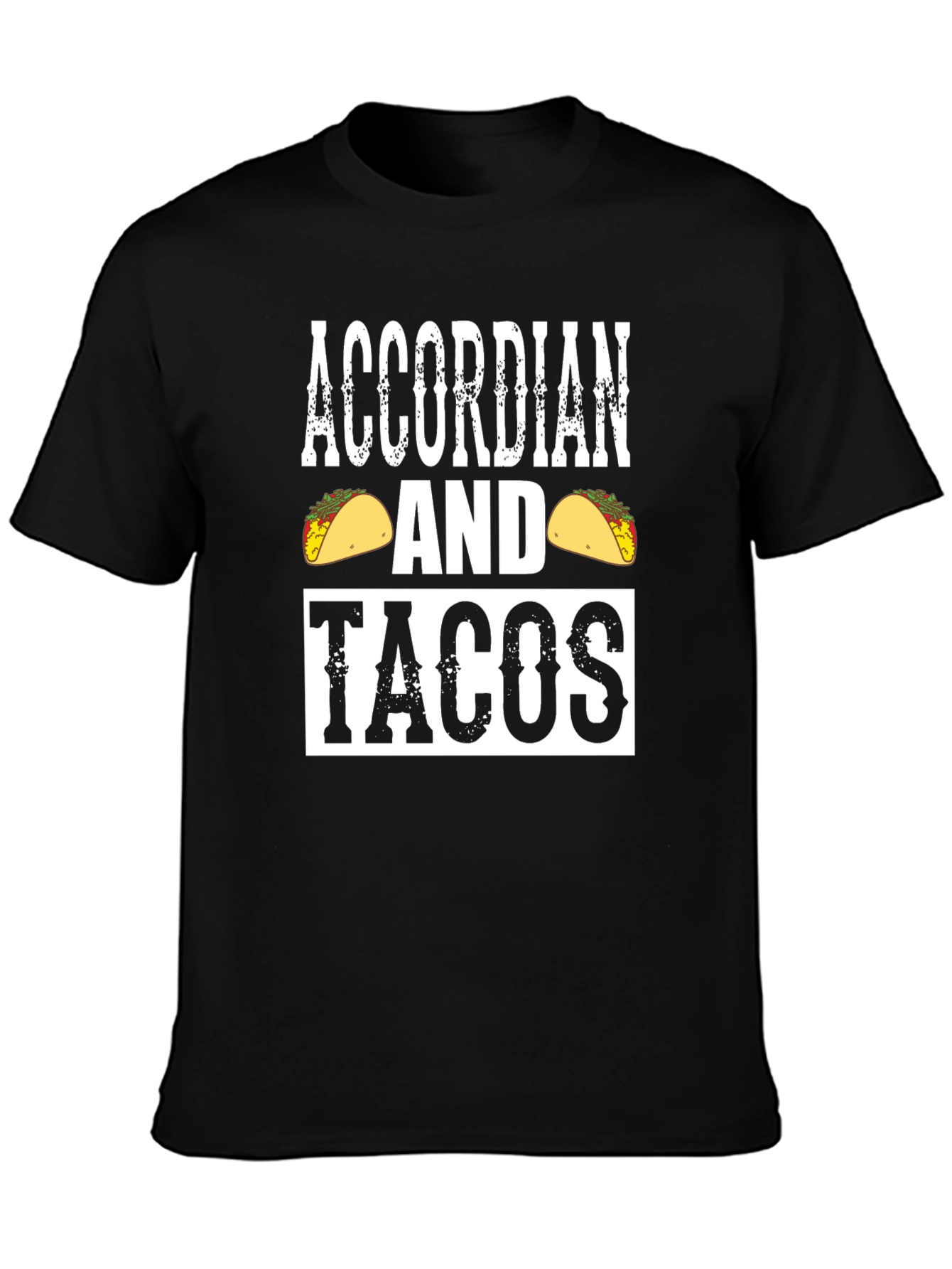Accordion and Tacos Graphic Tee