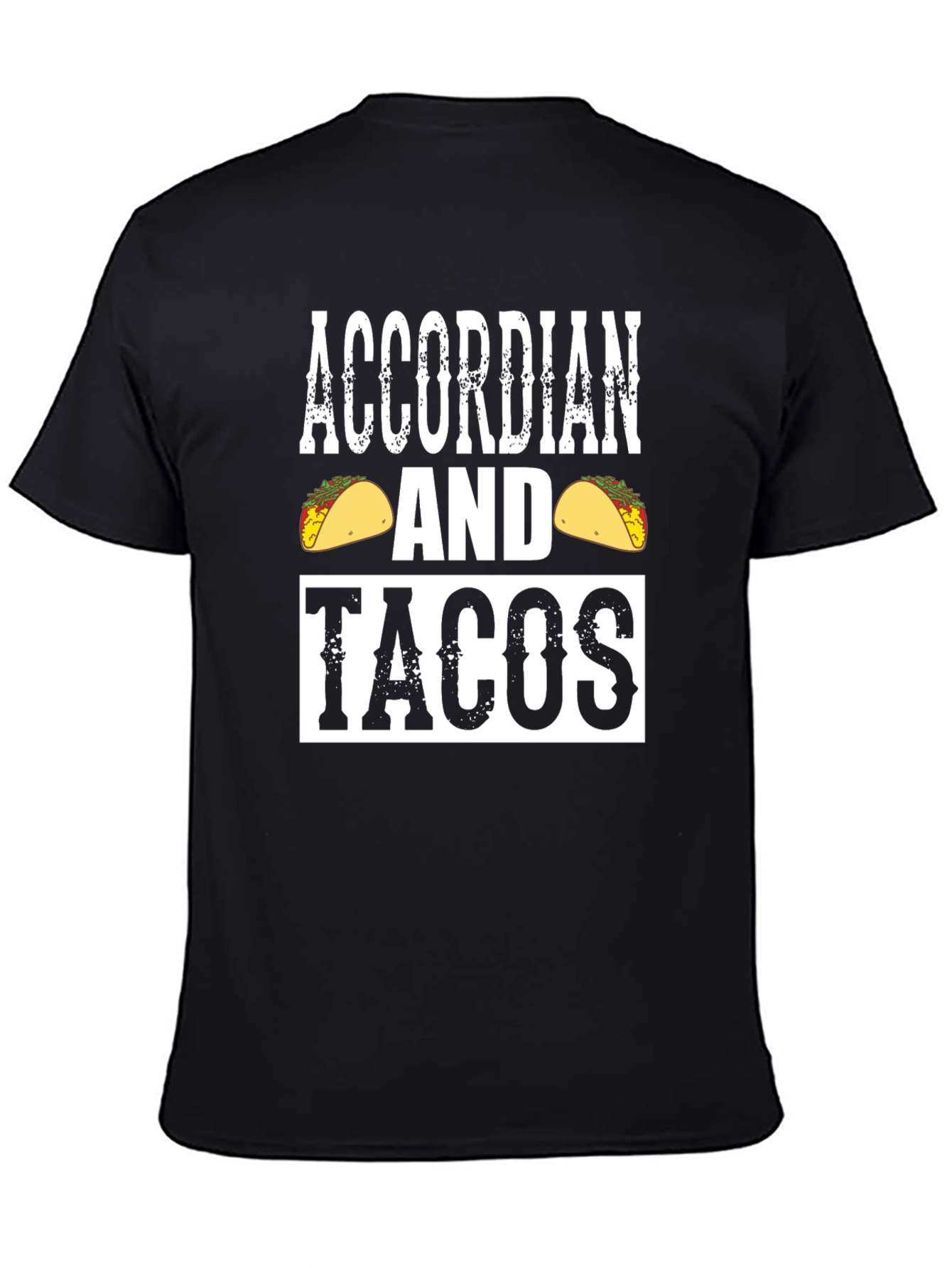 Accordion and Tacos Graphic Tee