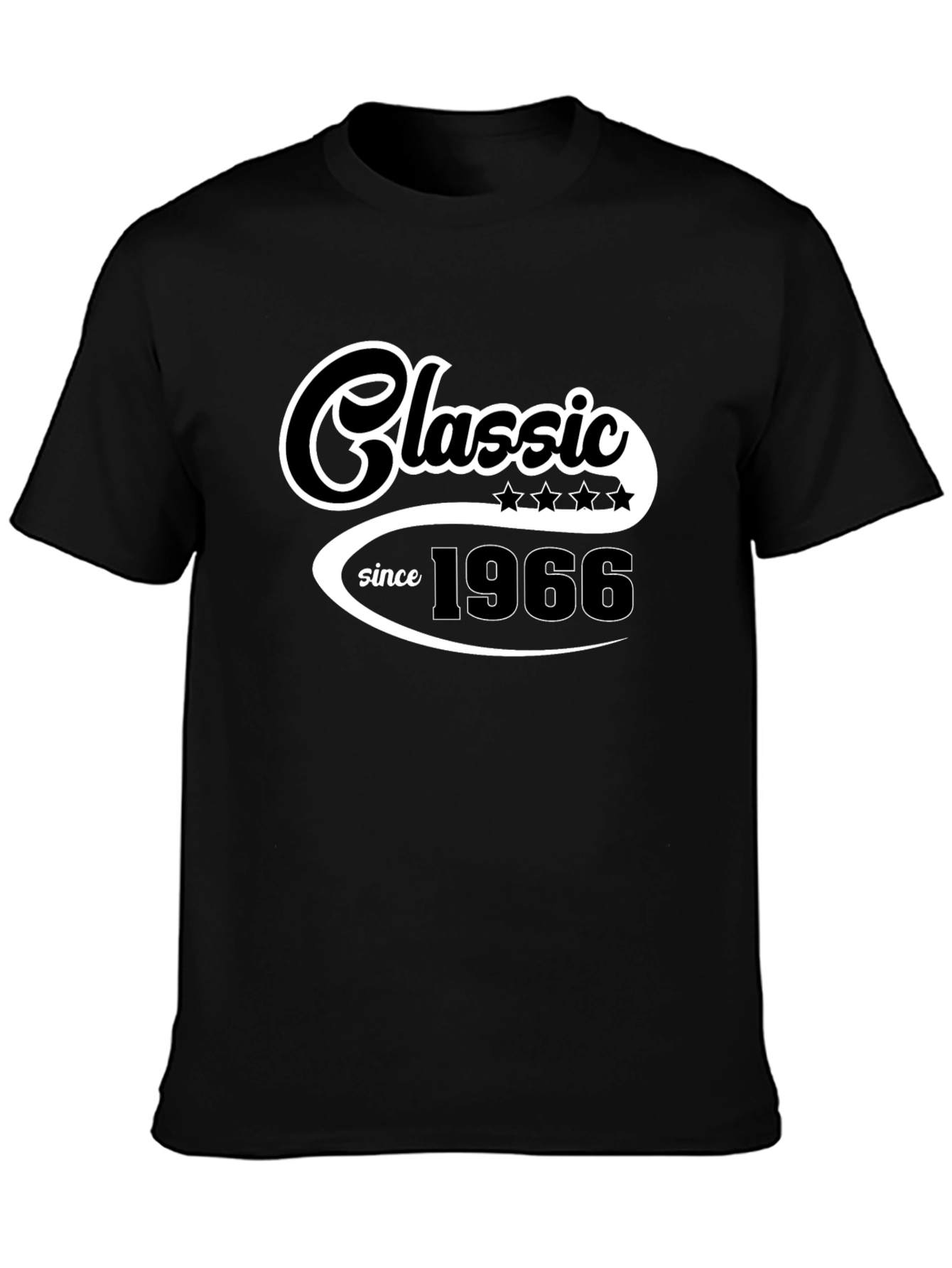 Classic Since 1966 Black Graphic Tee