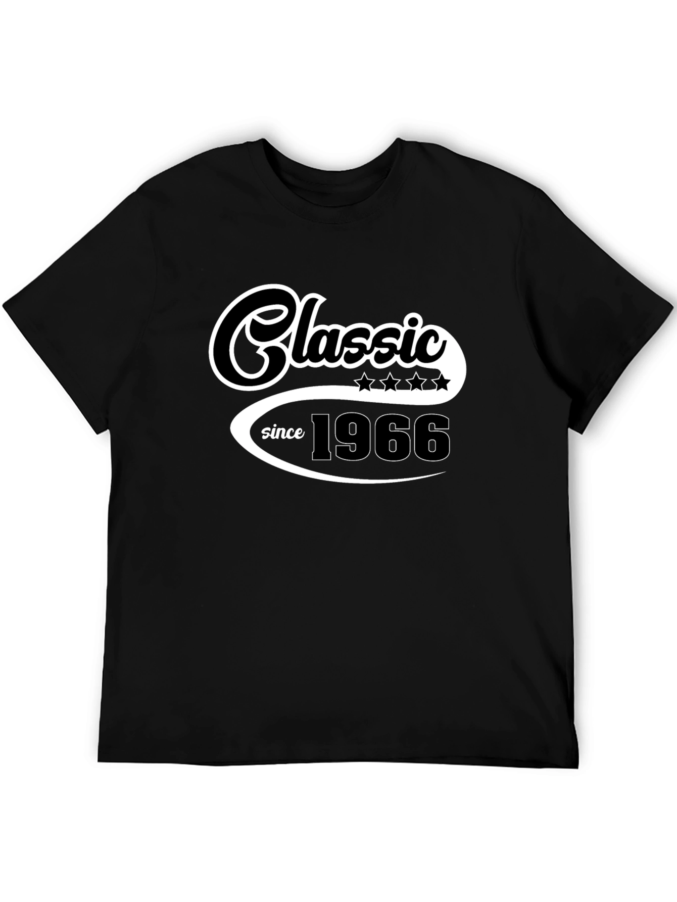 Classic Since 1966 Black Graphic Tee