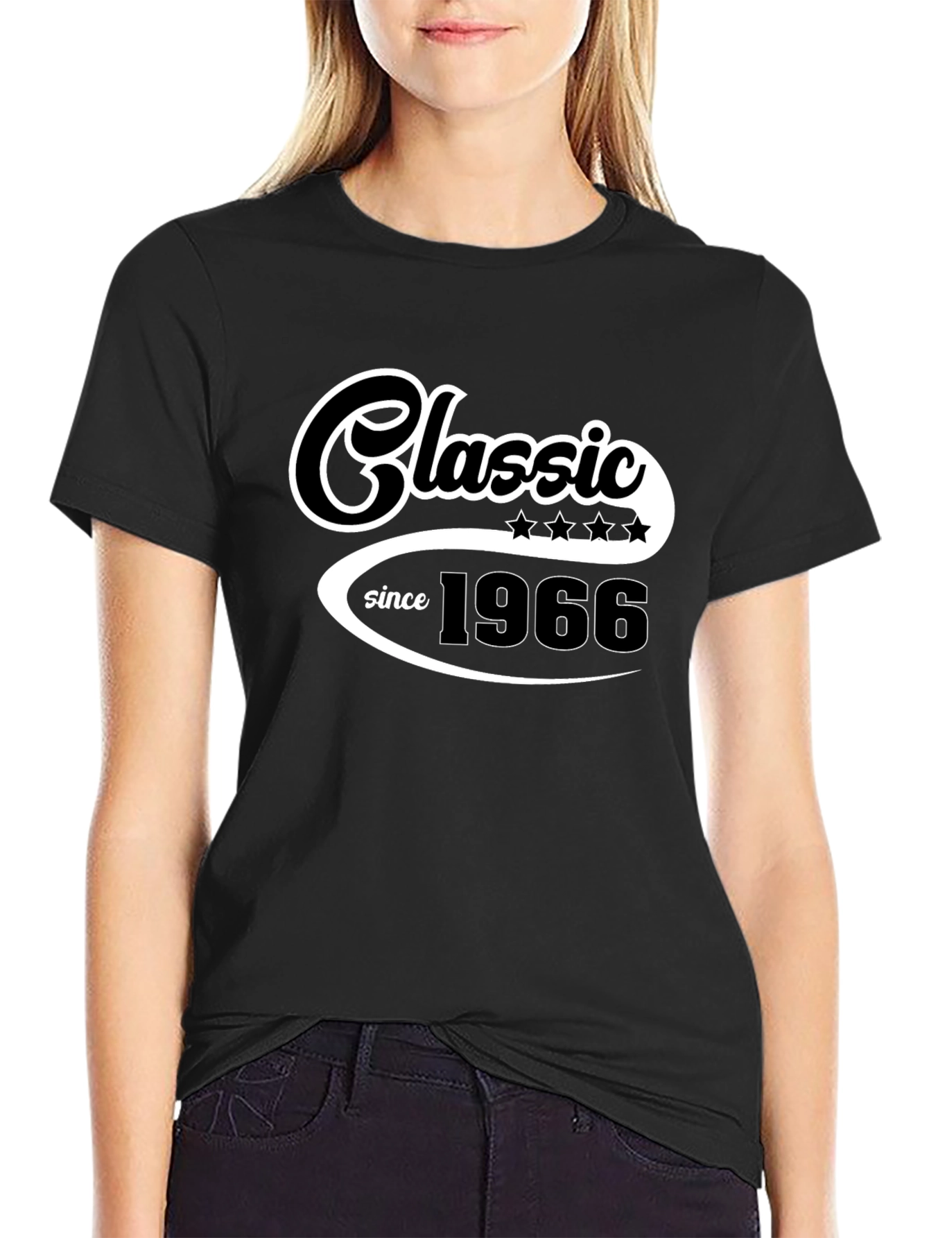 Classic Since 1966 Black Graphic Tee