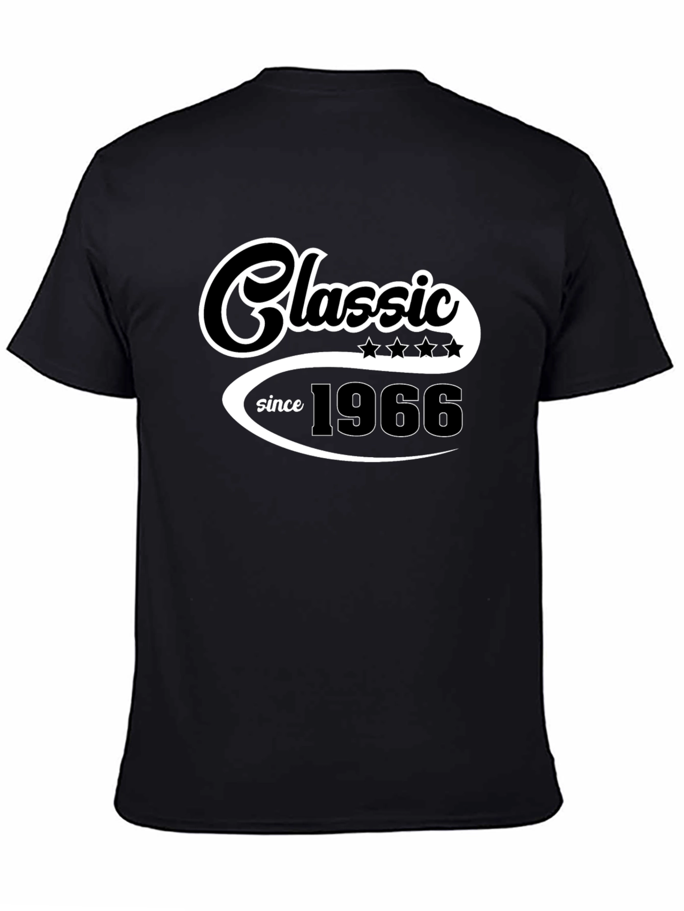 Classic Since 1966 Black Graphic Tee