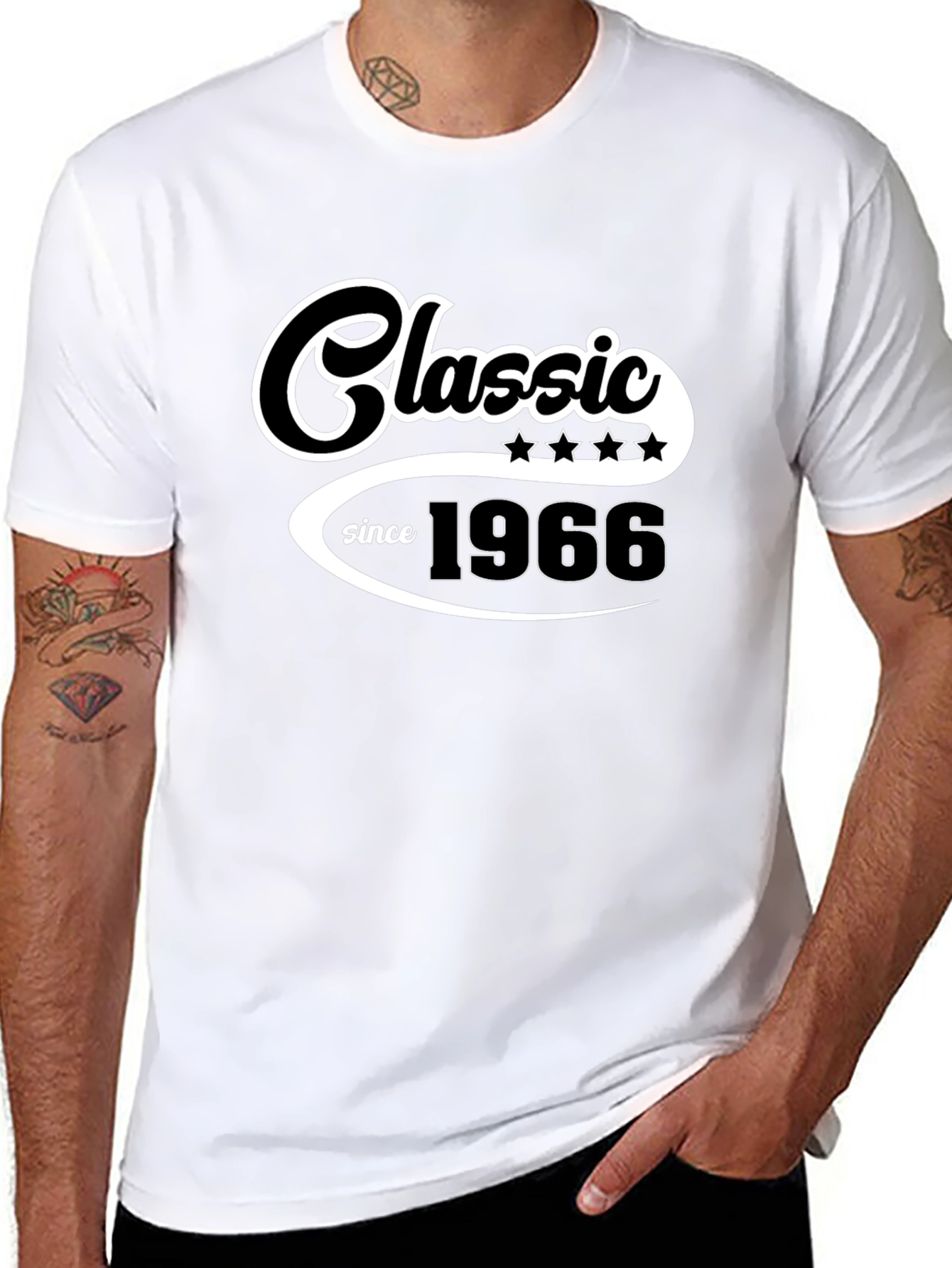 Classic Since 1966 Black Graphic Tee