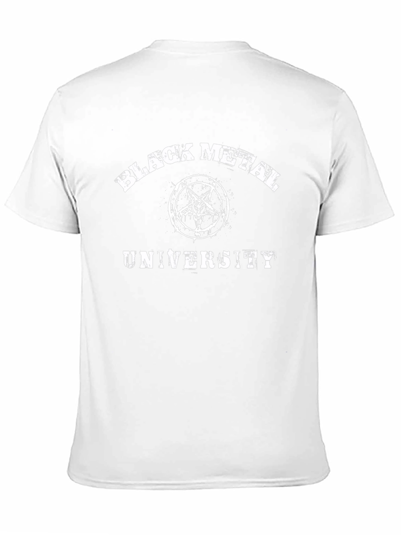 Black Metal University T-Shirt - Dark Humor Tee