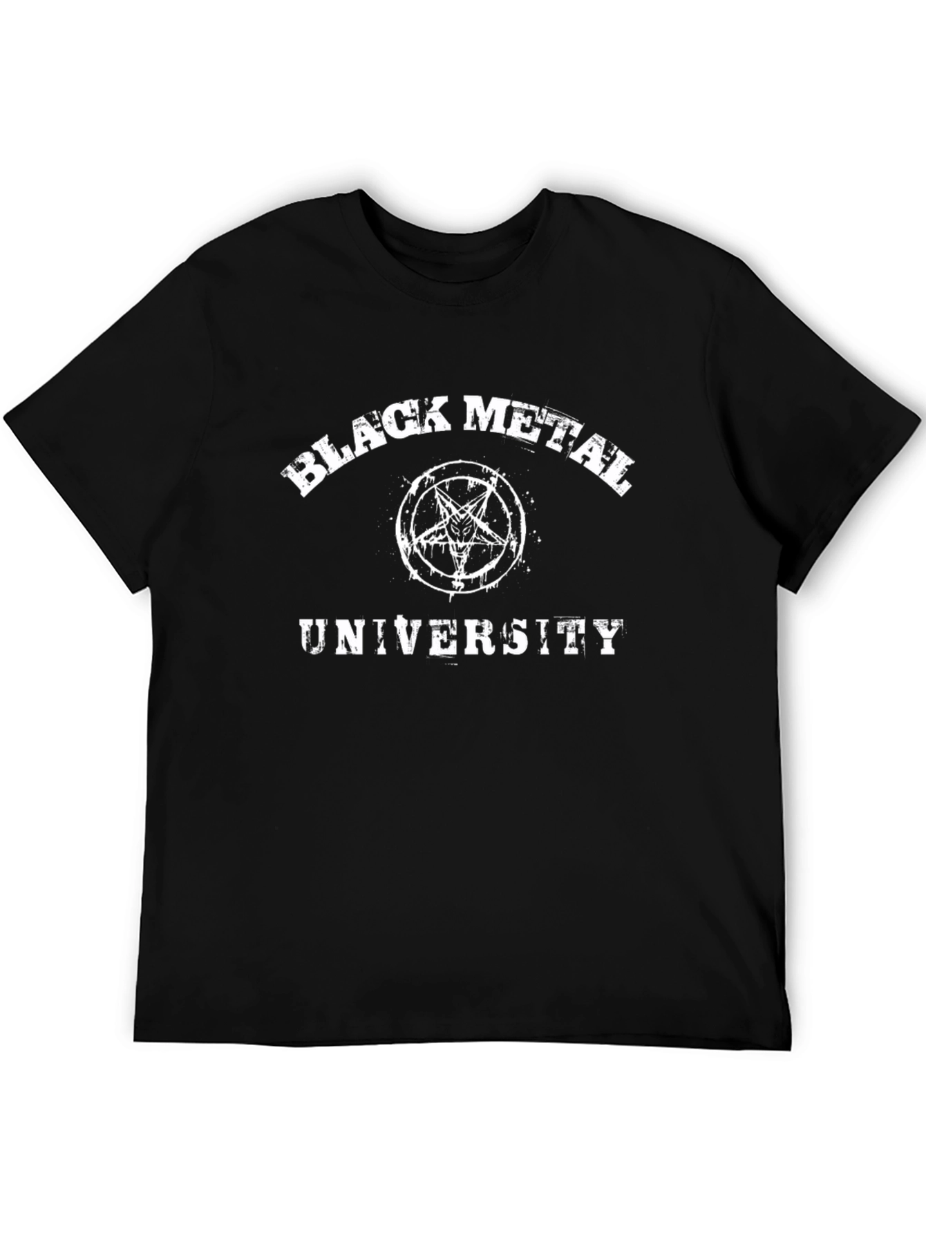 Black Metal University T-Shirt - Dark Humor Tee