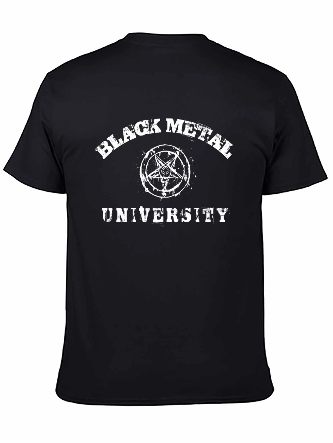 Black Metal University T-Shirt - Dark Humor Tee