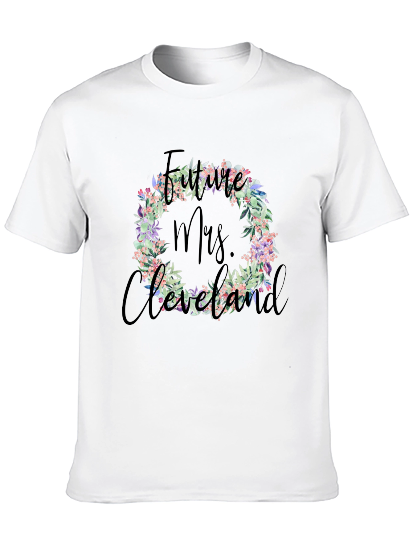 Future Mrs. Cleveland Floral T-Shirt