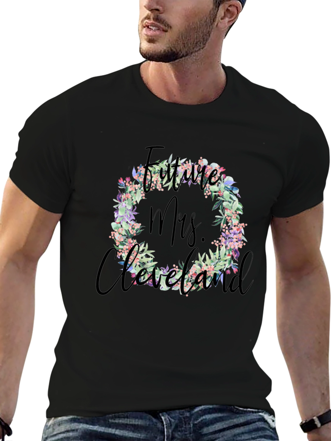 Future Mrs. Cleveland Floral T-Shirt