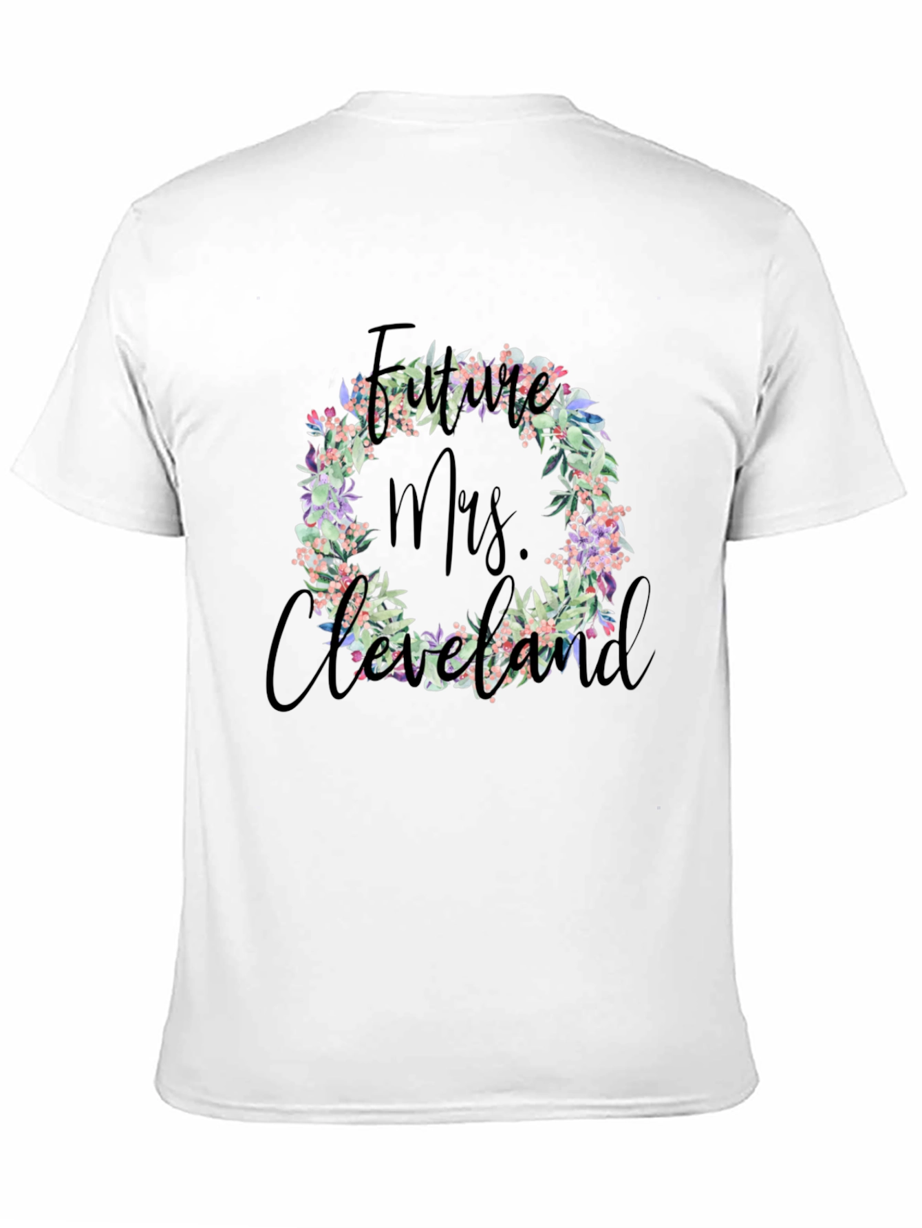 Future Mrs. Cleveland Floral T-Shirt