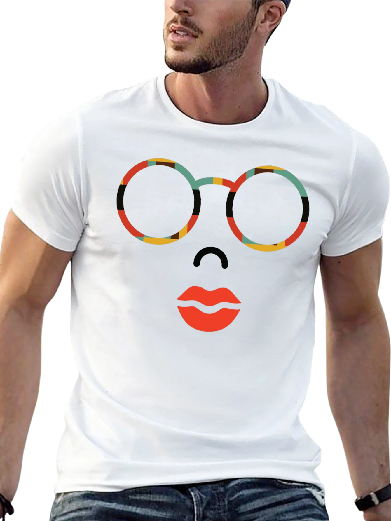 Abstract Face T-Shirt