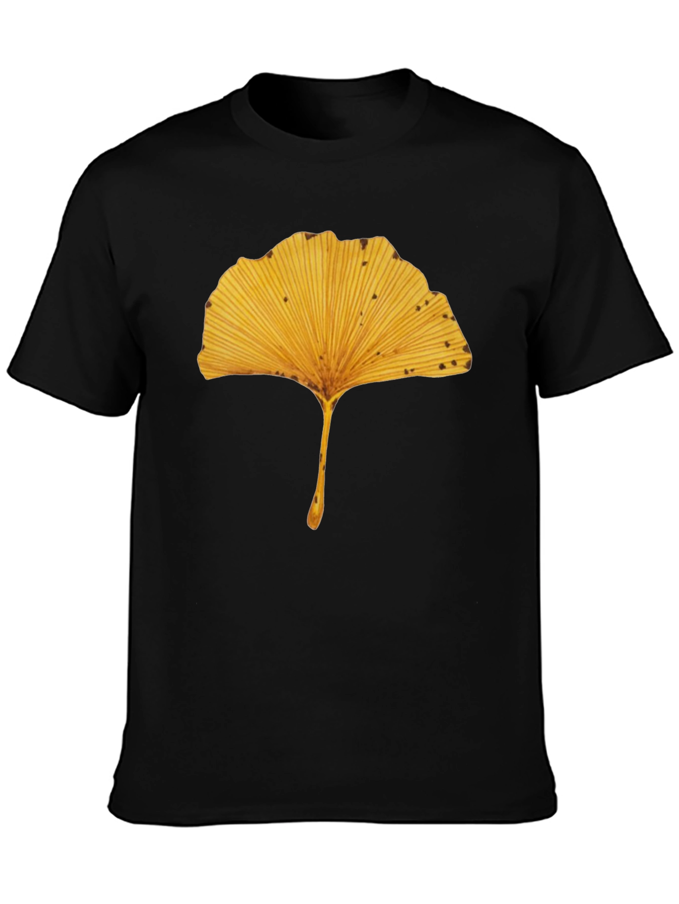 Ginkgo Leaf Graphic Tee - Nature Inspired