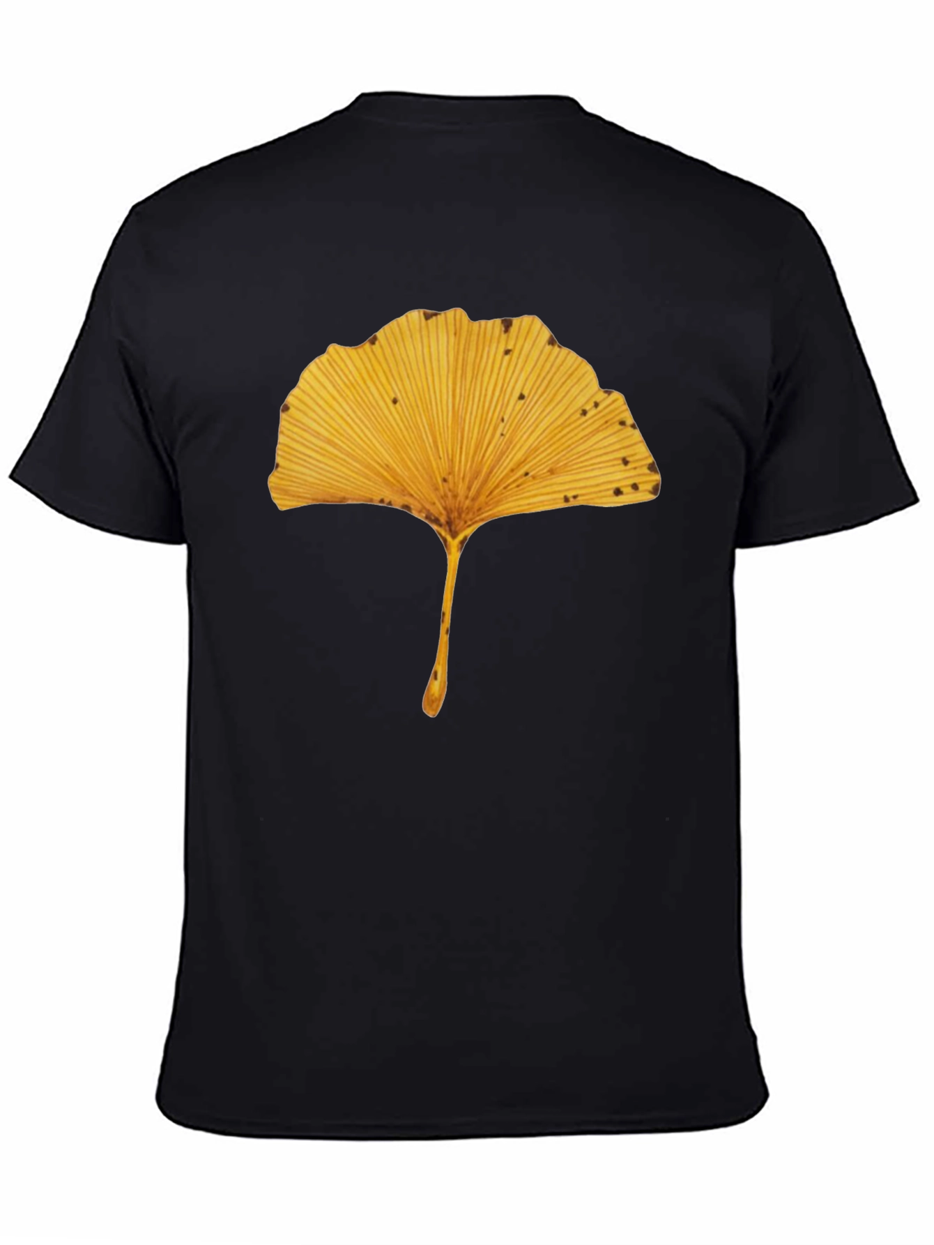 Ginkgo Leaf Graphic Tee - Nature Inspired