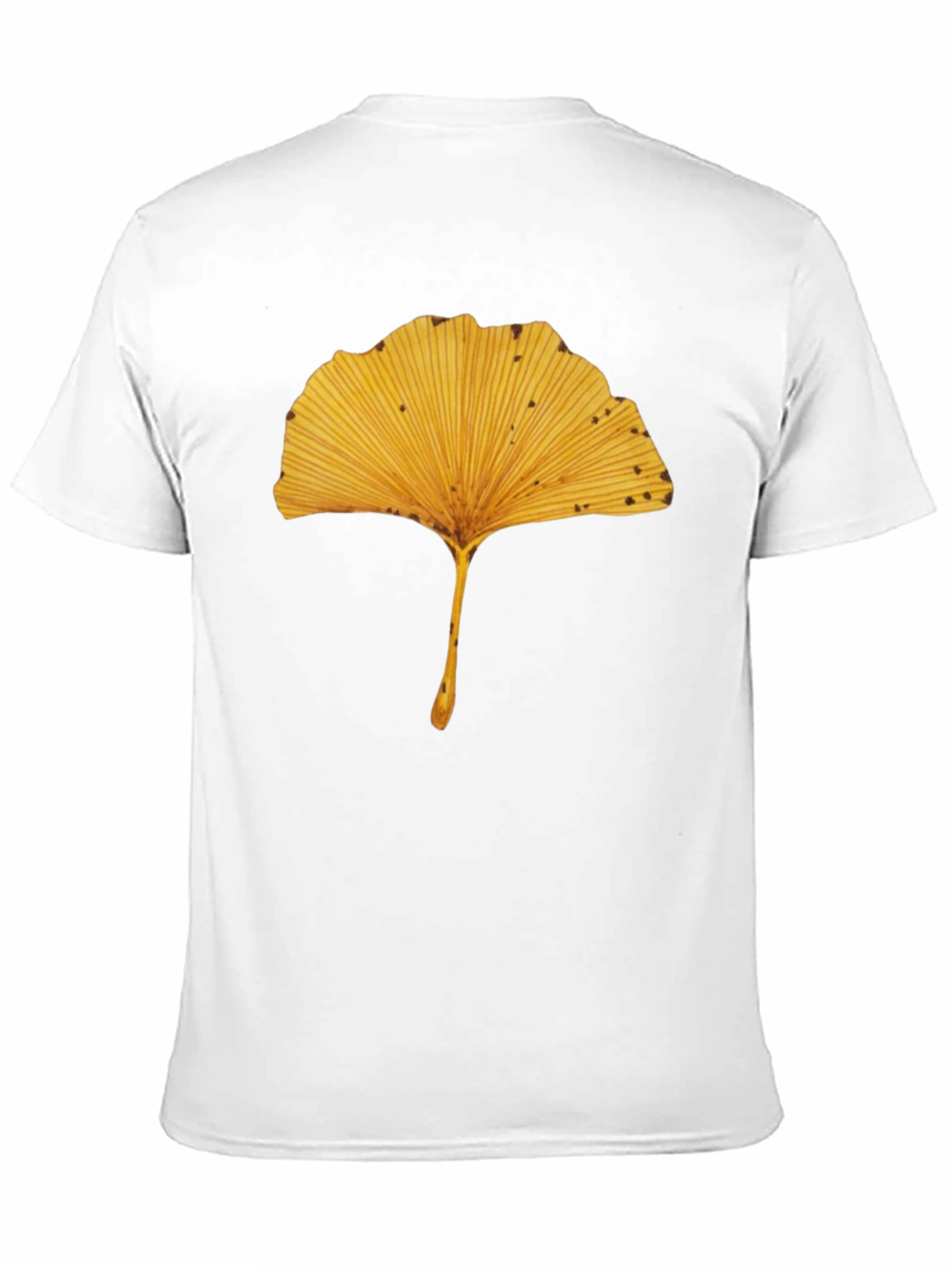Ginkgo Leaf Graphic Tee - Nature Inspired