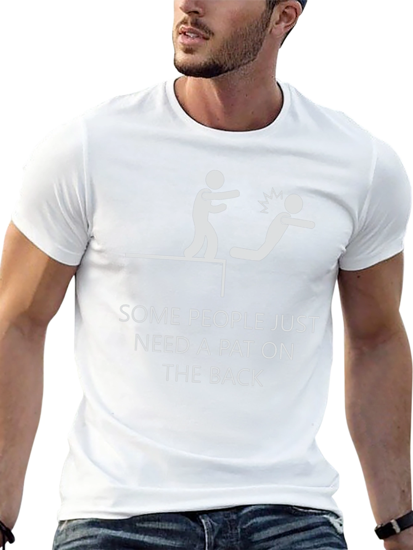 Funny Pat on the Back Graphic T-Shirt