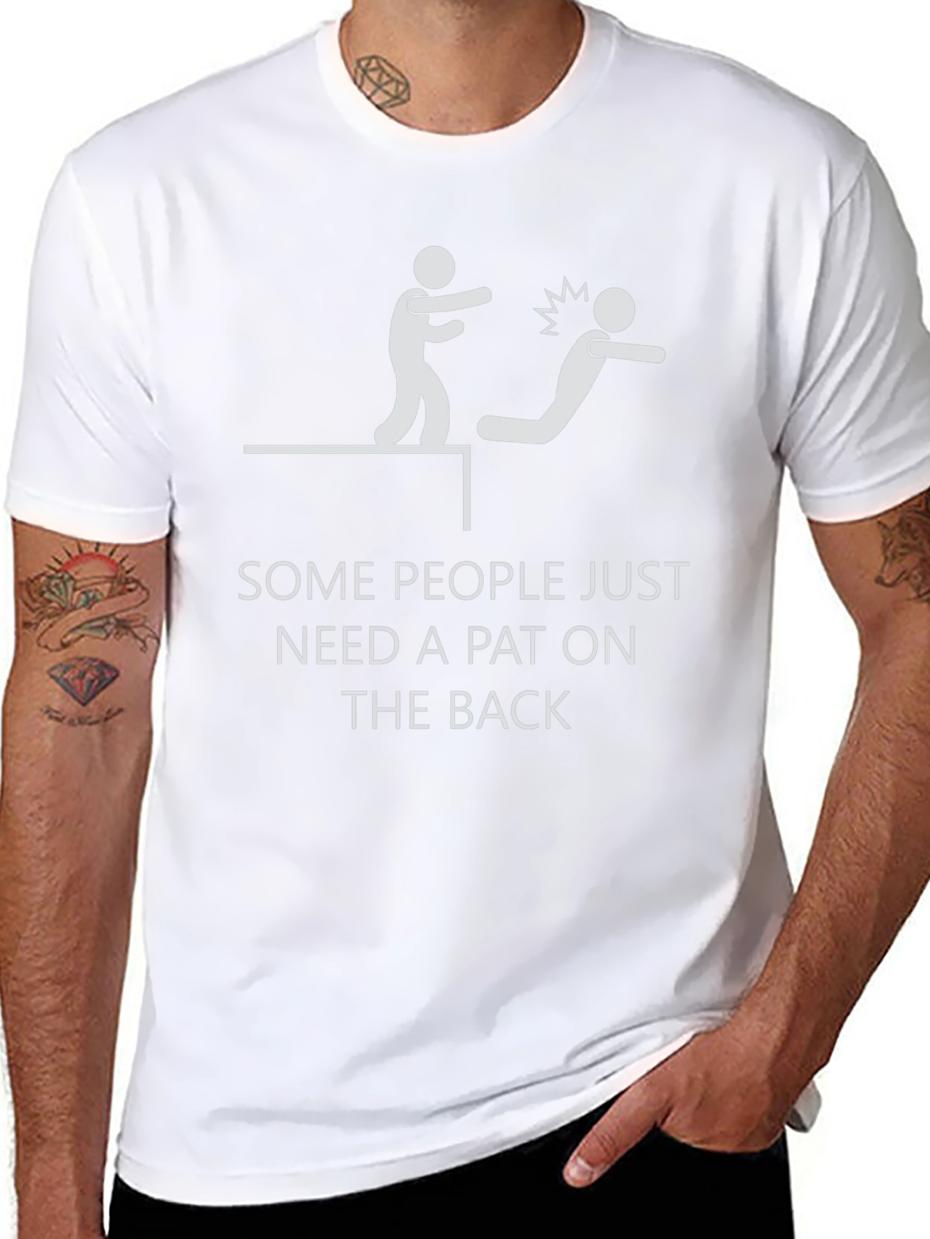 Funny Pat on the Back Graphic T-Shirt