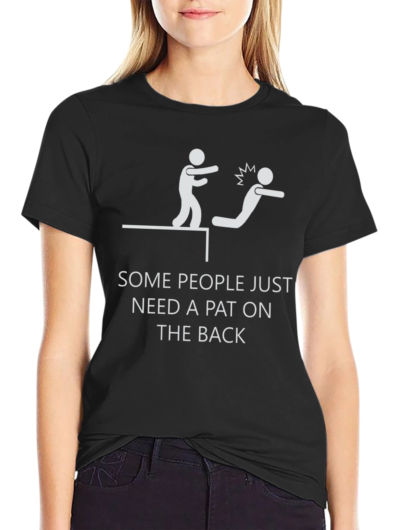 Funny Pat on the Back Graphic T-Shirt