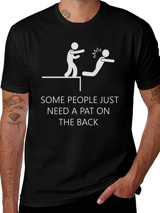 Funny Pat on the Back Graphic T-Shirt