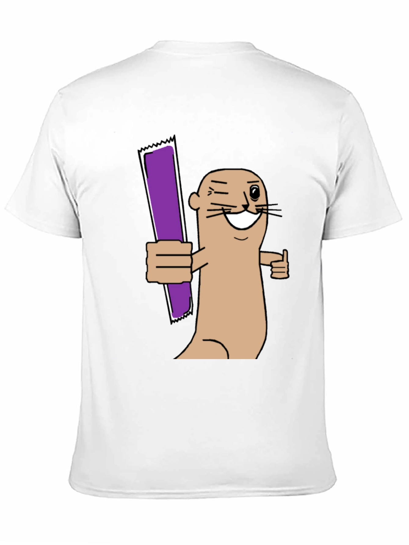 Funny Otter Purple Bar T-Shirt