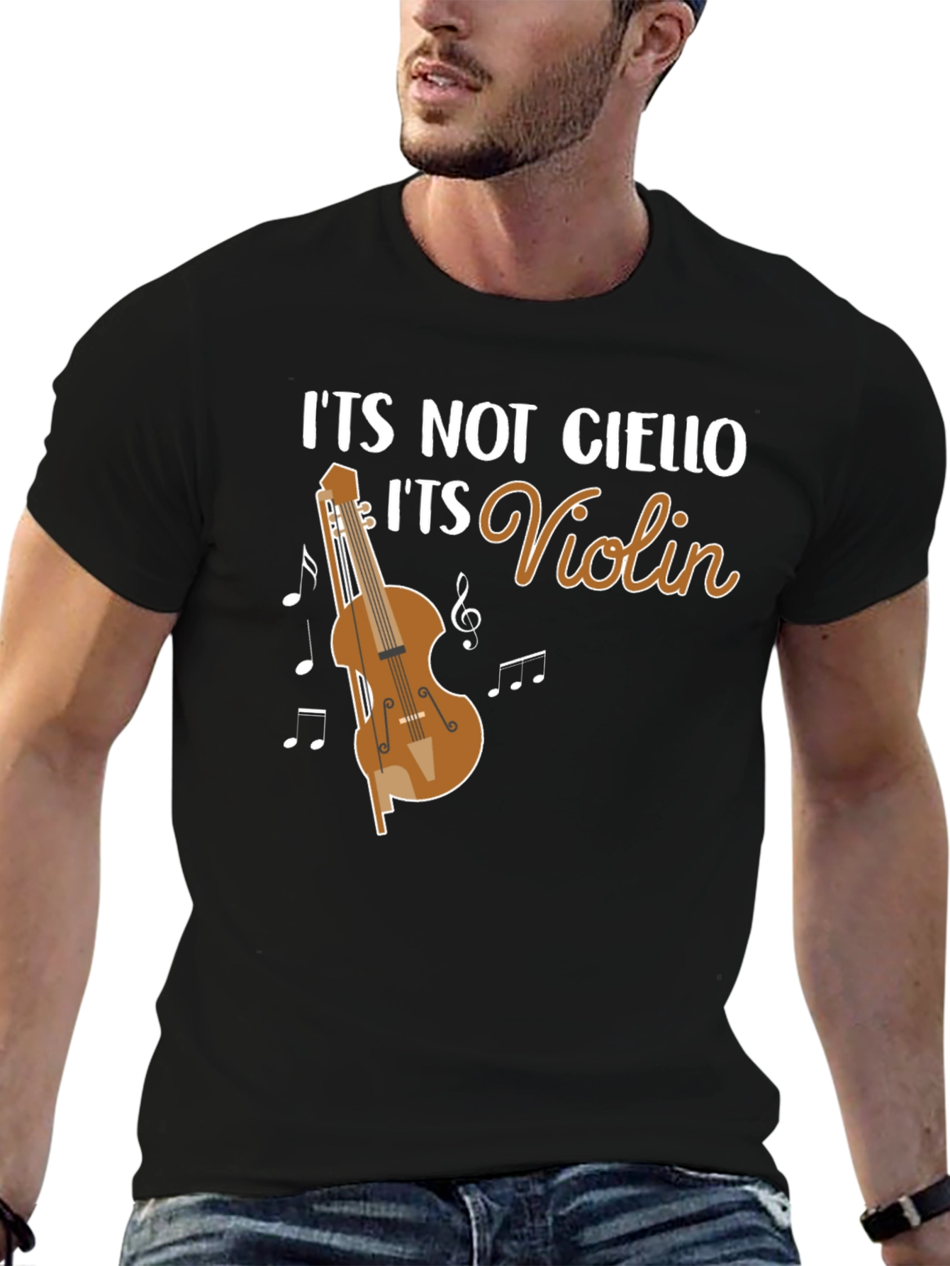 Funny Violin T-Shirt - Its Not Cello Music Tee