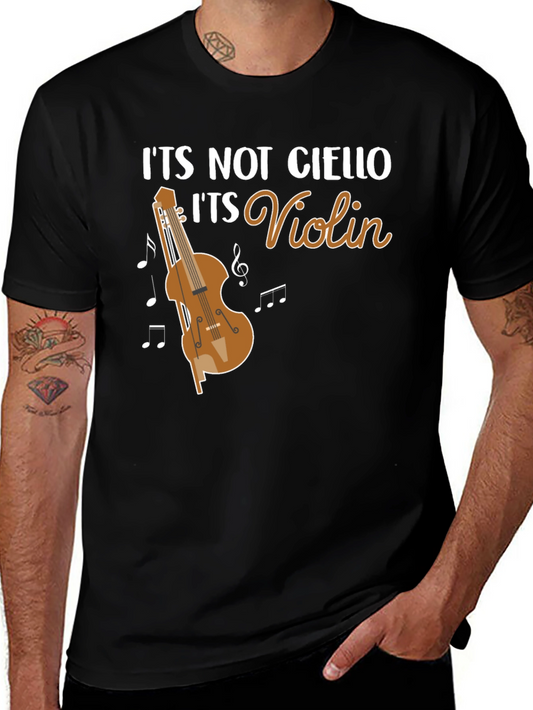 Funny Violin T-Shirt - Its Not Cello Music Tee