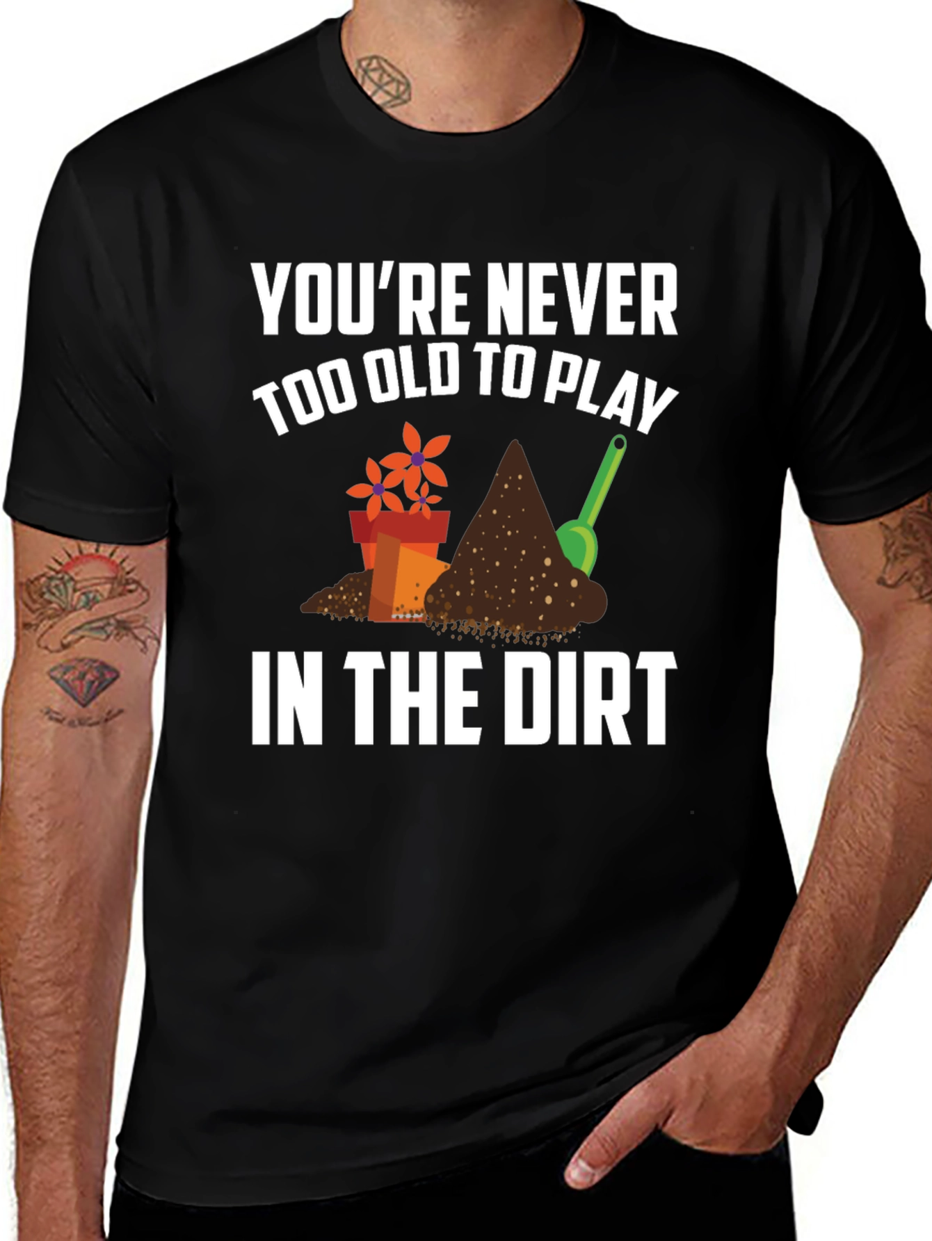 Never Too Old Gardening T-Shirt