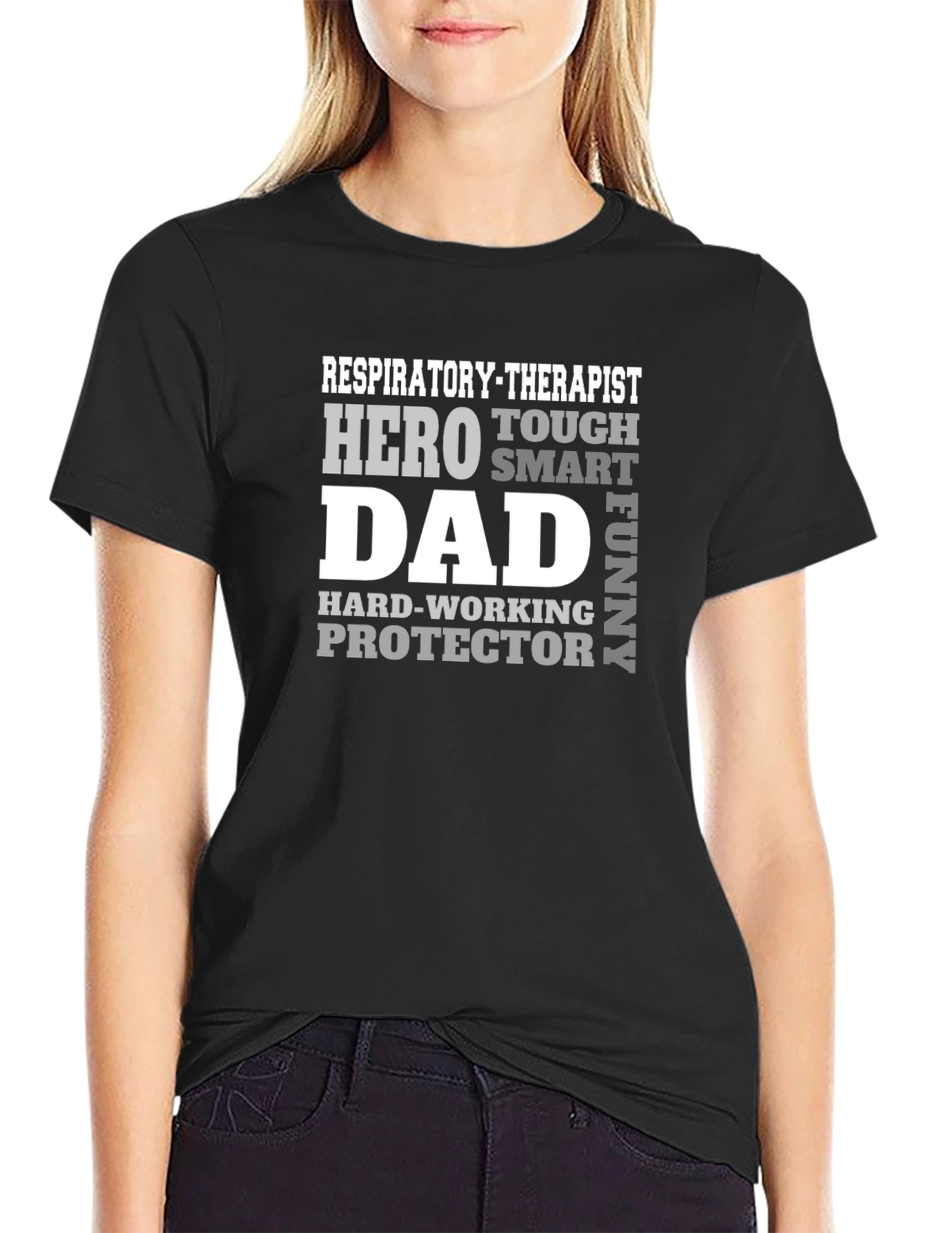 Respiratory Therapist Dad T-Shirt Hero Protector