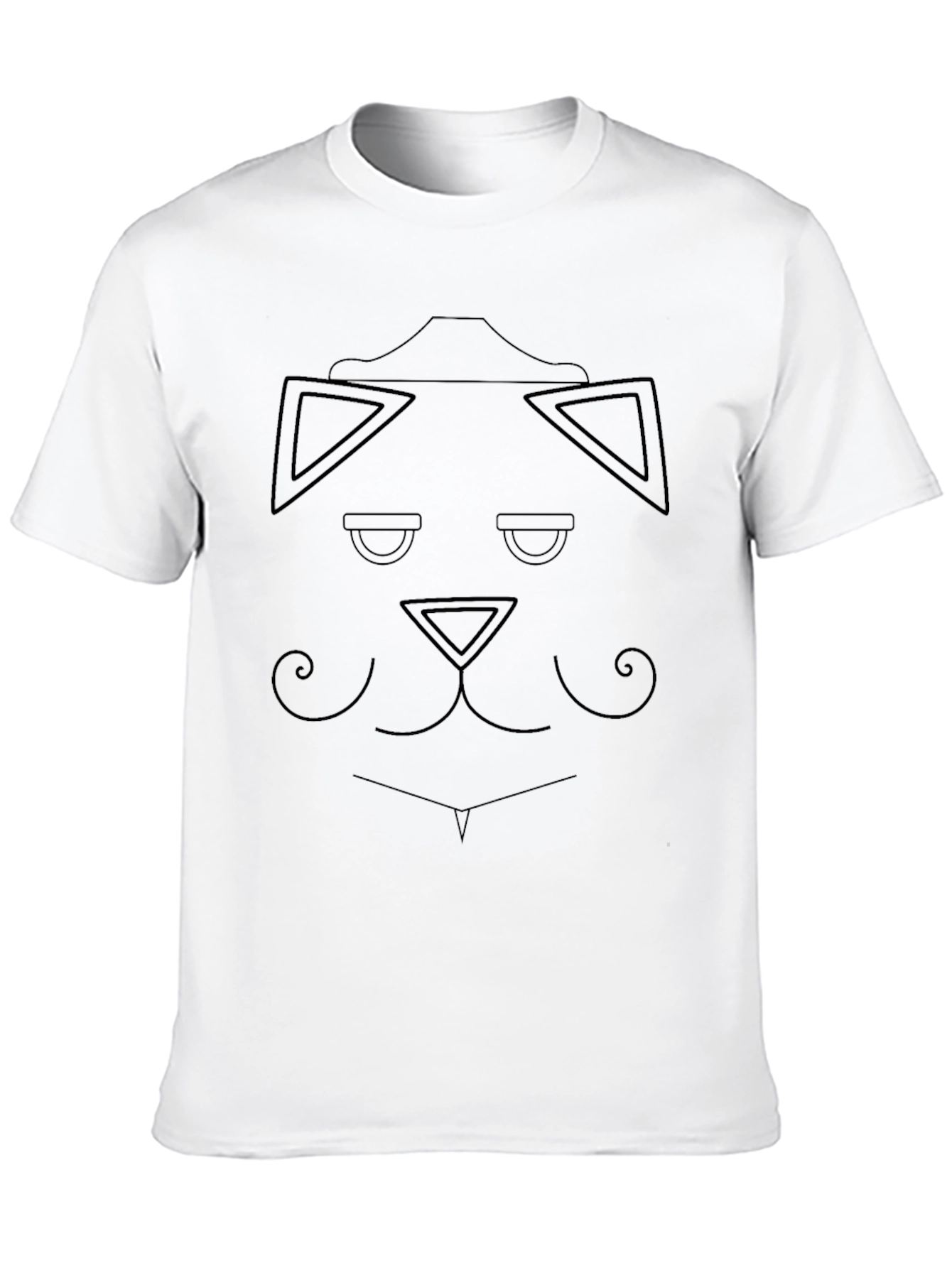 Abstract Geometric Dog T-Shirt