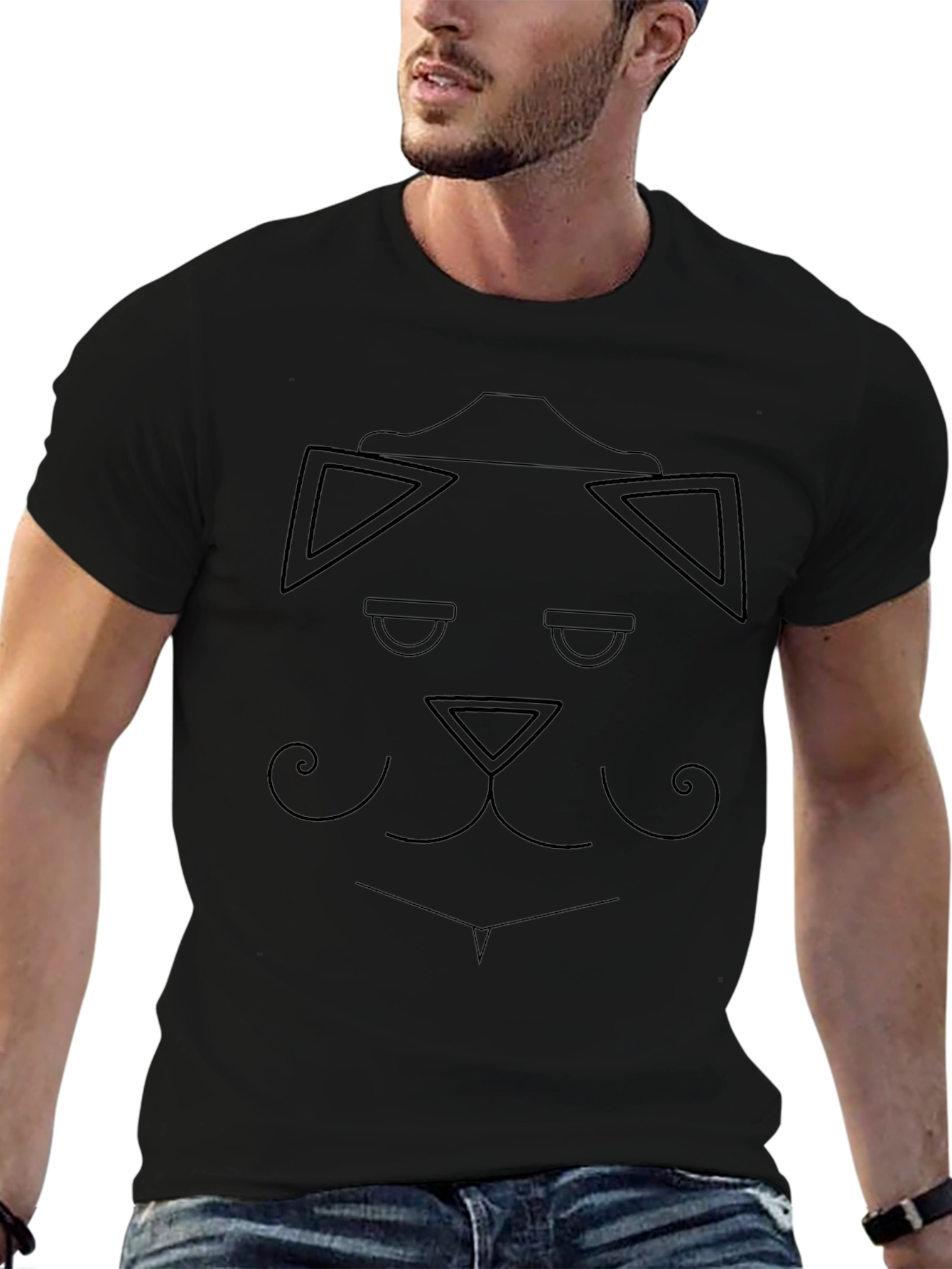 Abstract Geometric Dog T-Shirt