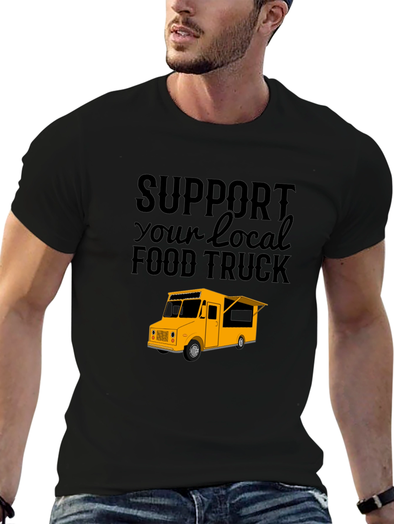 Support Your Local Food Truck Graphic Tee
