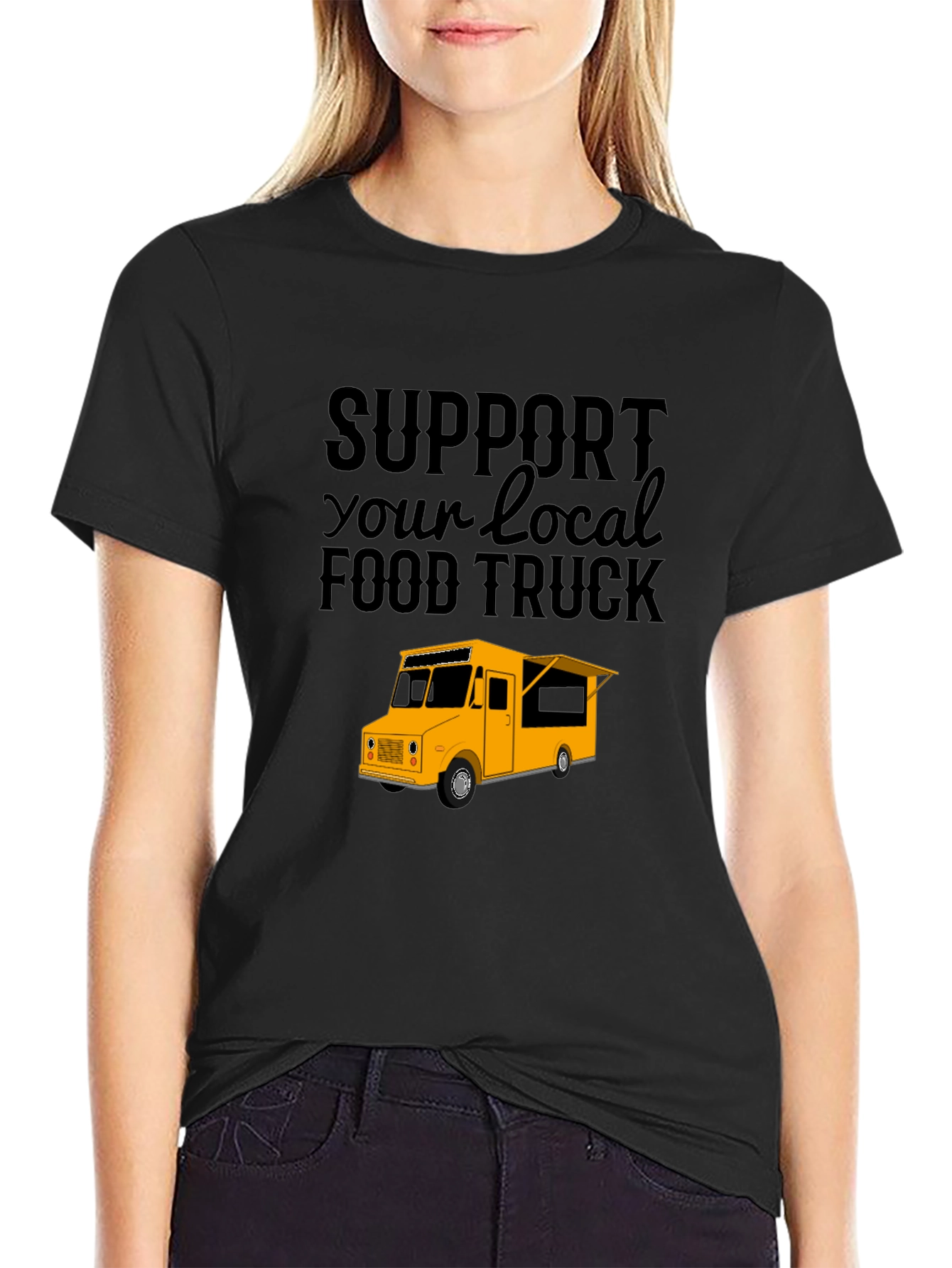 Support Your Local Food Truck Graphic Tee