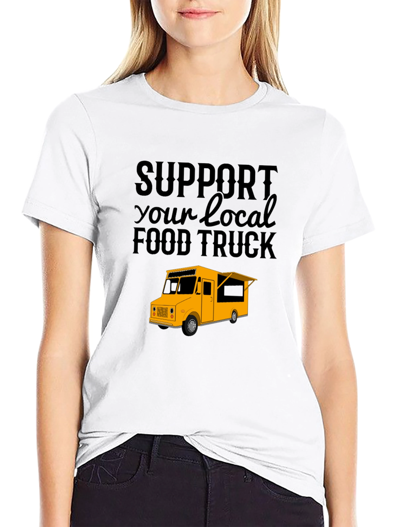 Support Your Local Food Truck Graphic Tee