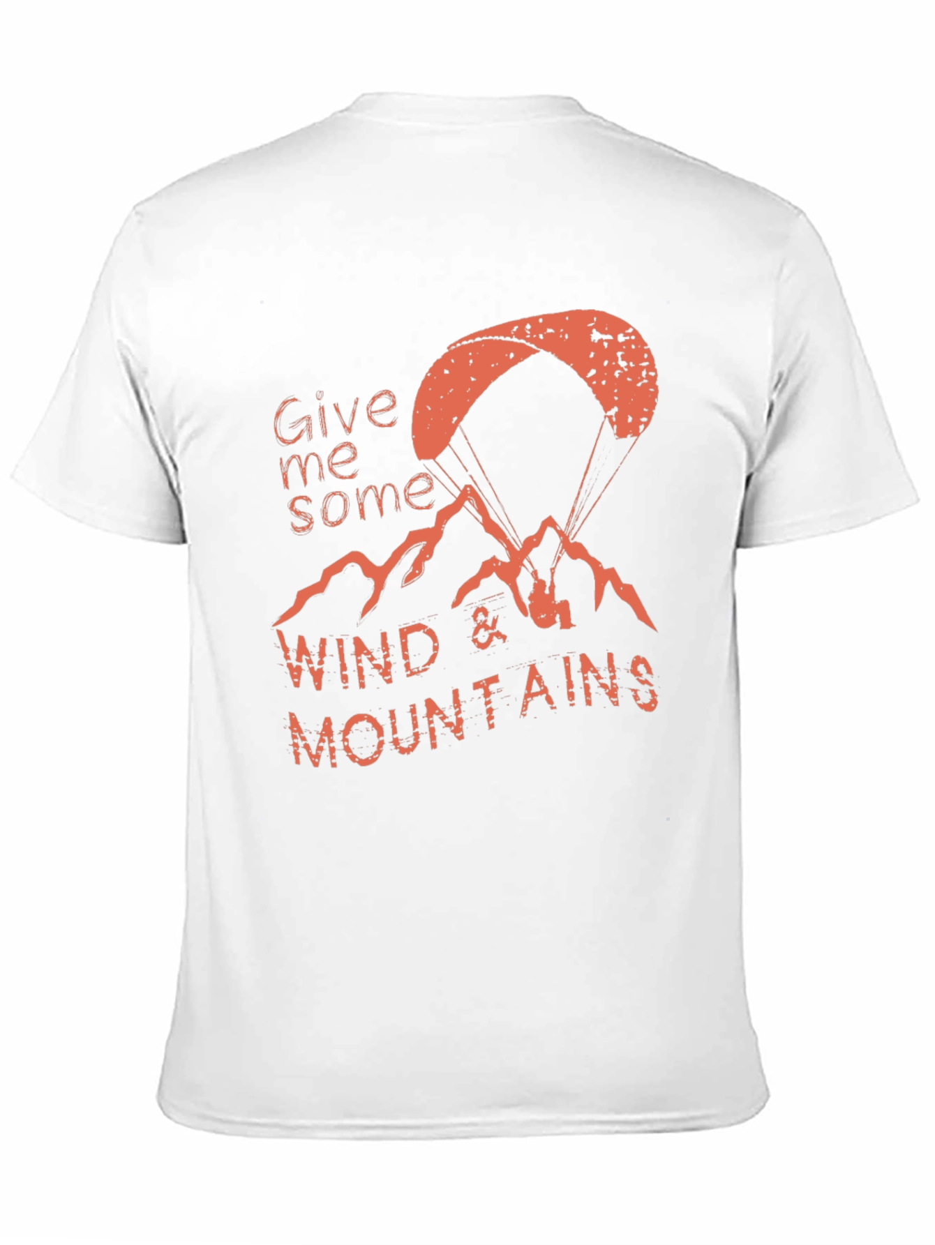 Give Me Some Wind & Mountains Black Graphic Tee