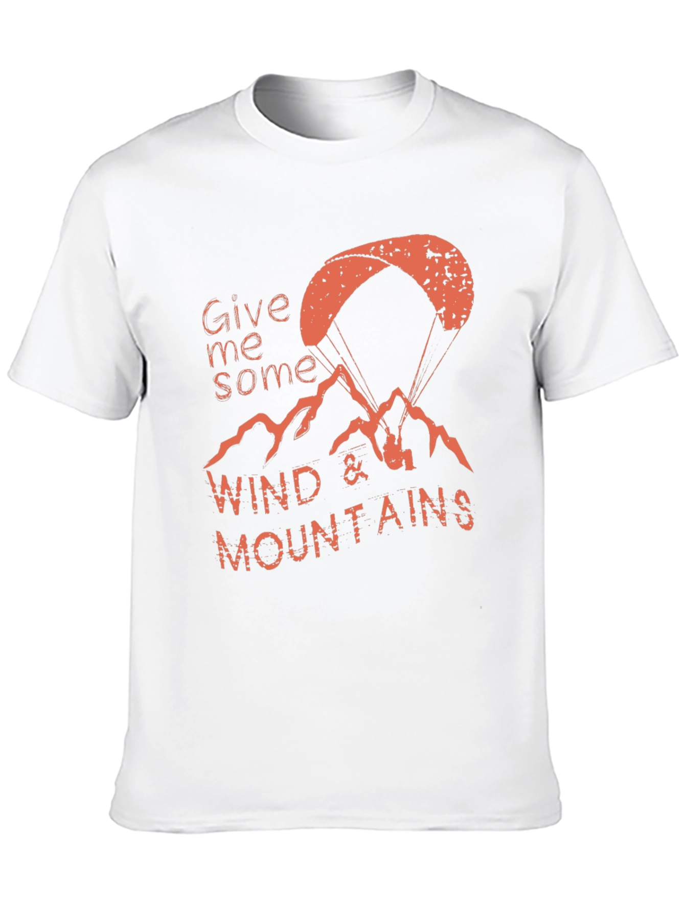 Give Me Some Wind & Mountains Black Graphic Tee
